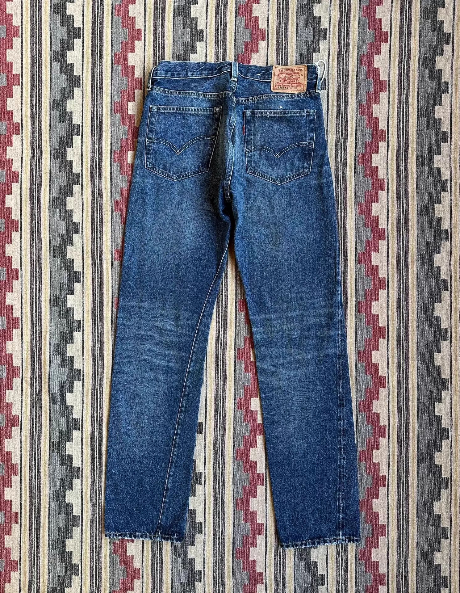 Levi's Levi's LVC 1954 501ZXX 30x34 Heavy Wash Selvedge Jeans Size US 30 / EU 46 - 2 Thumbnail
