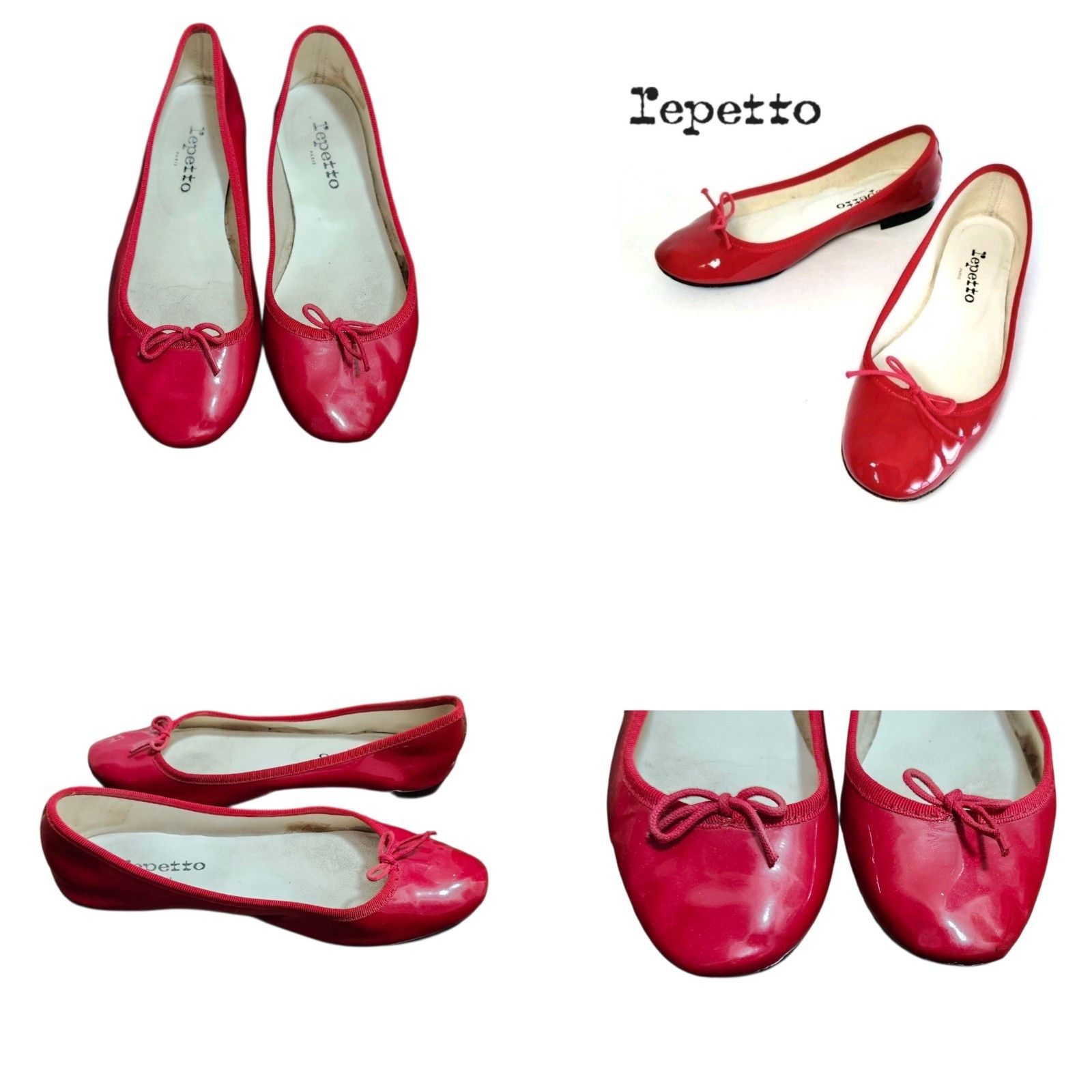 Repetto Repetto Cendrillon ballet Red Enamel Limited Edition 39 EU Size US 9 / IT 39 - 11 Thumbnail