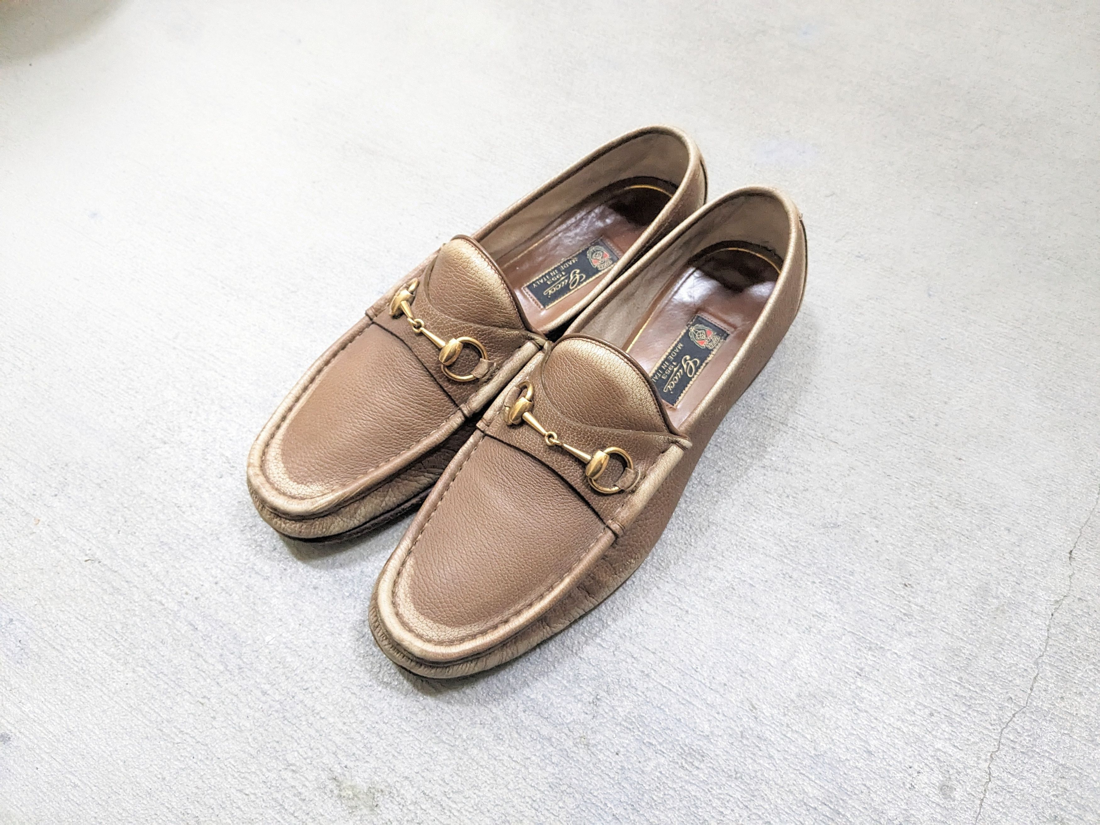 Gucci Gucci Horsebit Loafers Brown Leather Size 11 Italy Slip On Size US 11 / EU 44 - 1 Thumbnail