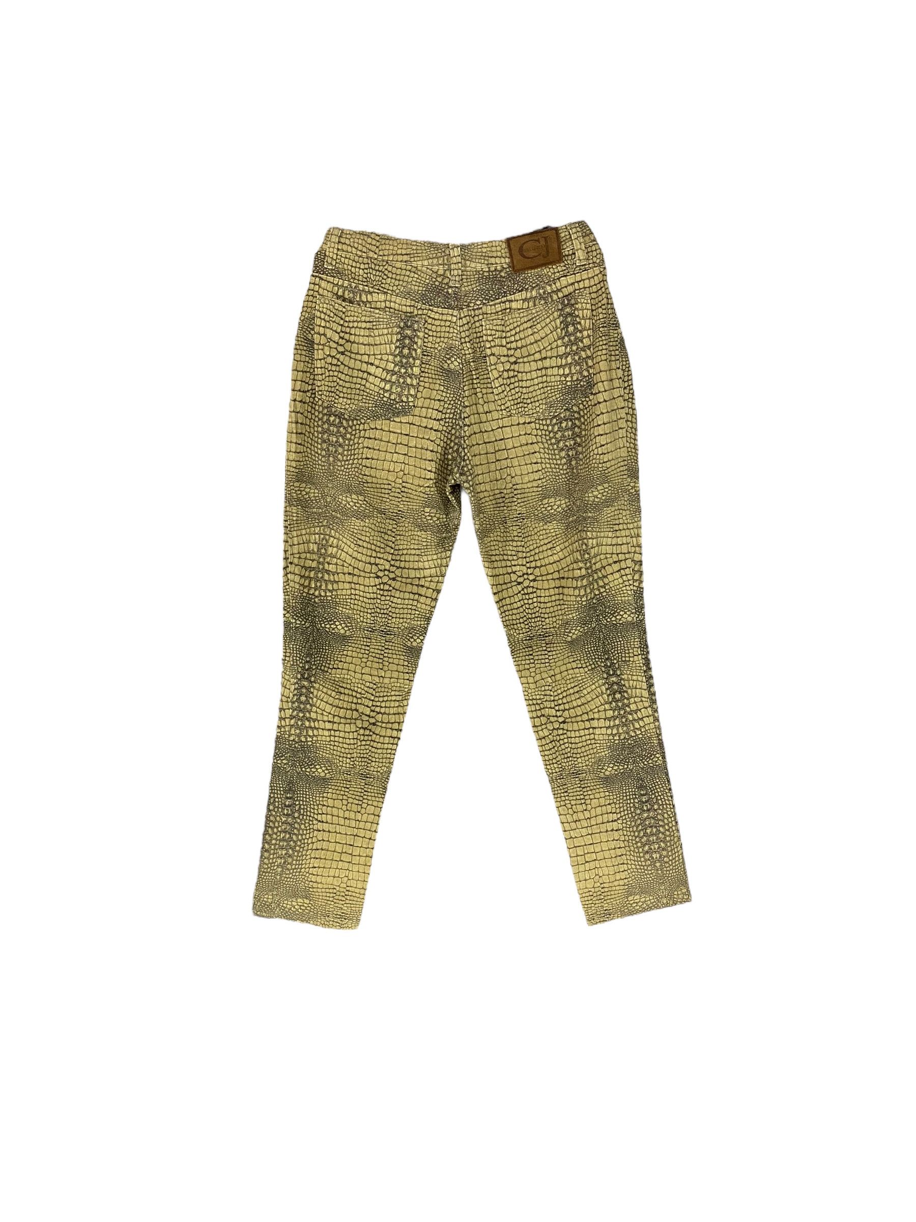 Designer × Just Cavalli × Roberto Cavalli Cavalli jeans crocodile printed pant Size US 31 - 5 Thumbnail