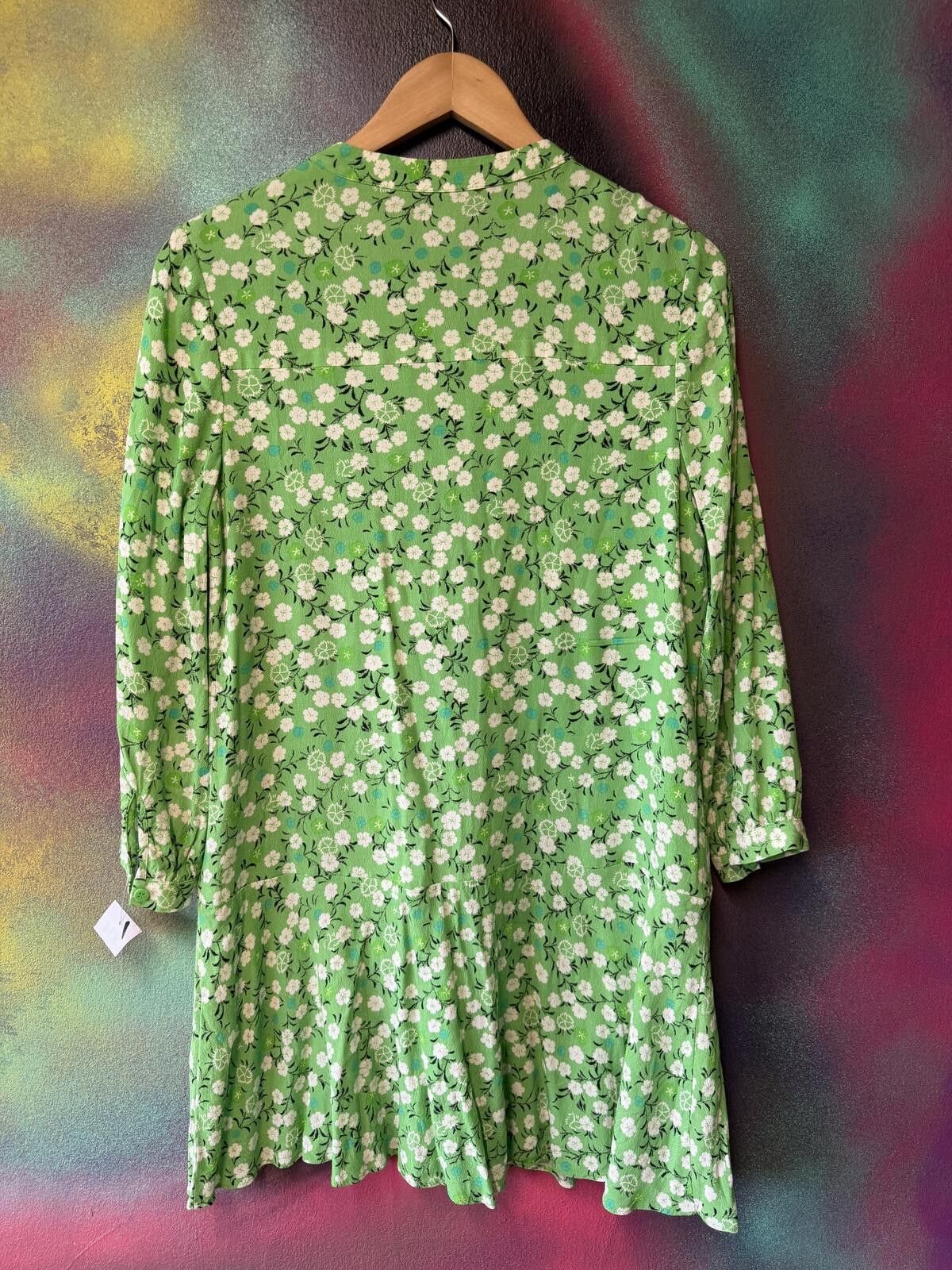 Other Whistles green floral midi dress in size 12 Size M / US 6-8 / IT 42-44 - 5 Thumbnail