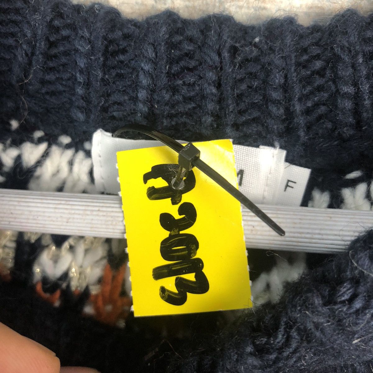Homespun Knitwear Lepsim Dark Blue navajo Knitwear #A2013 Size US S / EU 44-46 / 1 - 10 Thumbnail