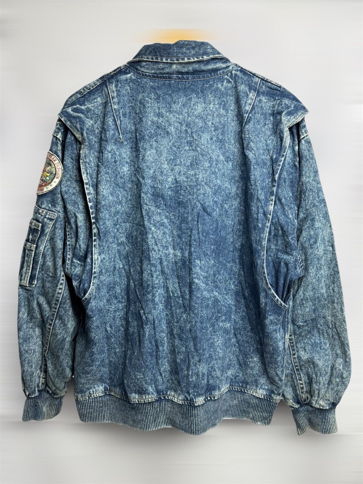 Japanese Brand × Toyo Enterprises × Vintage Japanese Fendia Denim Patch Jacket Vintage ifsix Lgb style Size US L / EU 52-54 / 3 - 2 Thumbnail