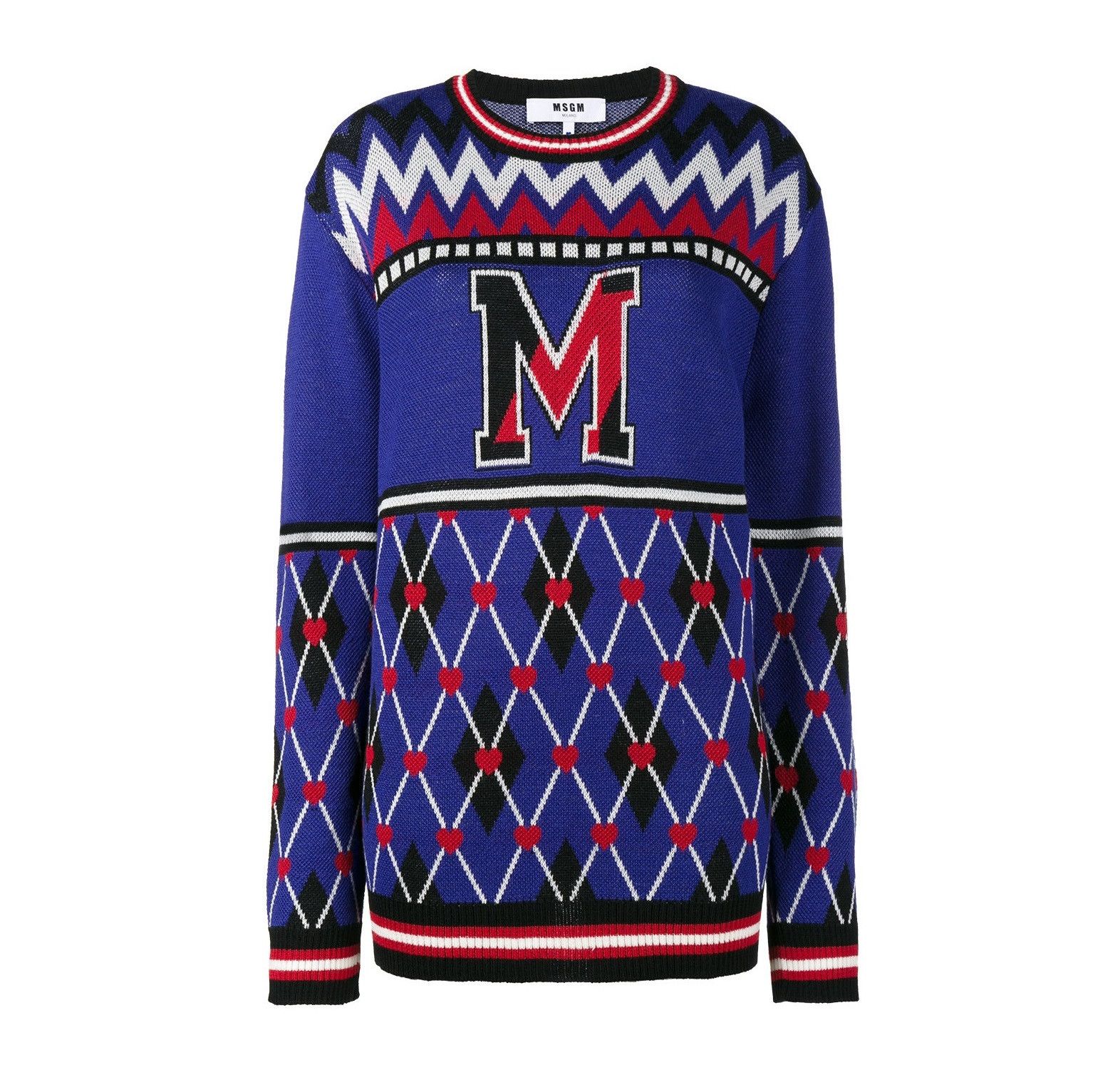 MSGM MSGM Milano Knit Sweater Crewneck Wool Sweatshirt Oversized Size M / US 6-8 / IT 42-44 - 7 Thumbnail