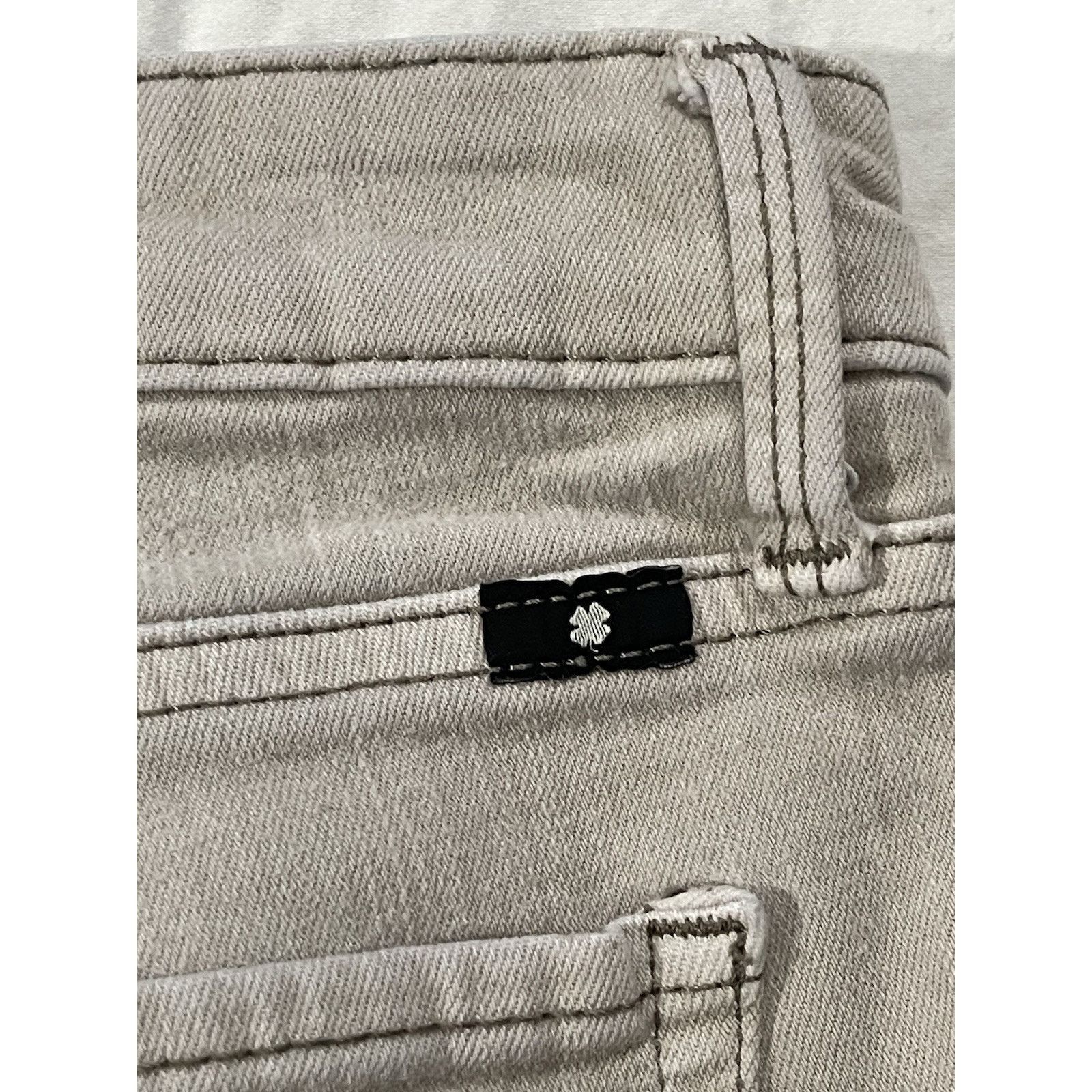 Lucky Brand Lucky Brand Distressed Ava Skinny Jeans Tan Mid Size 04 / 27 Size 27" / US 4 / IT 40 - 5 Thumbnail