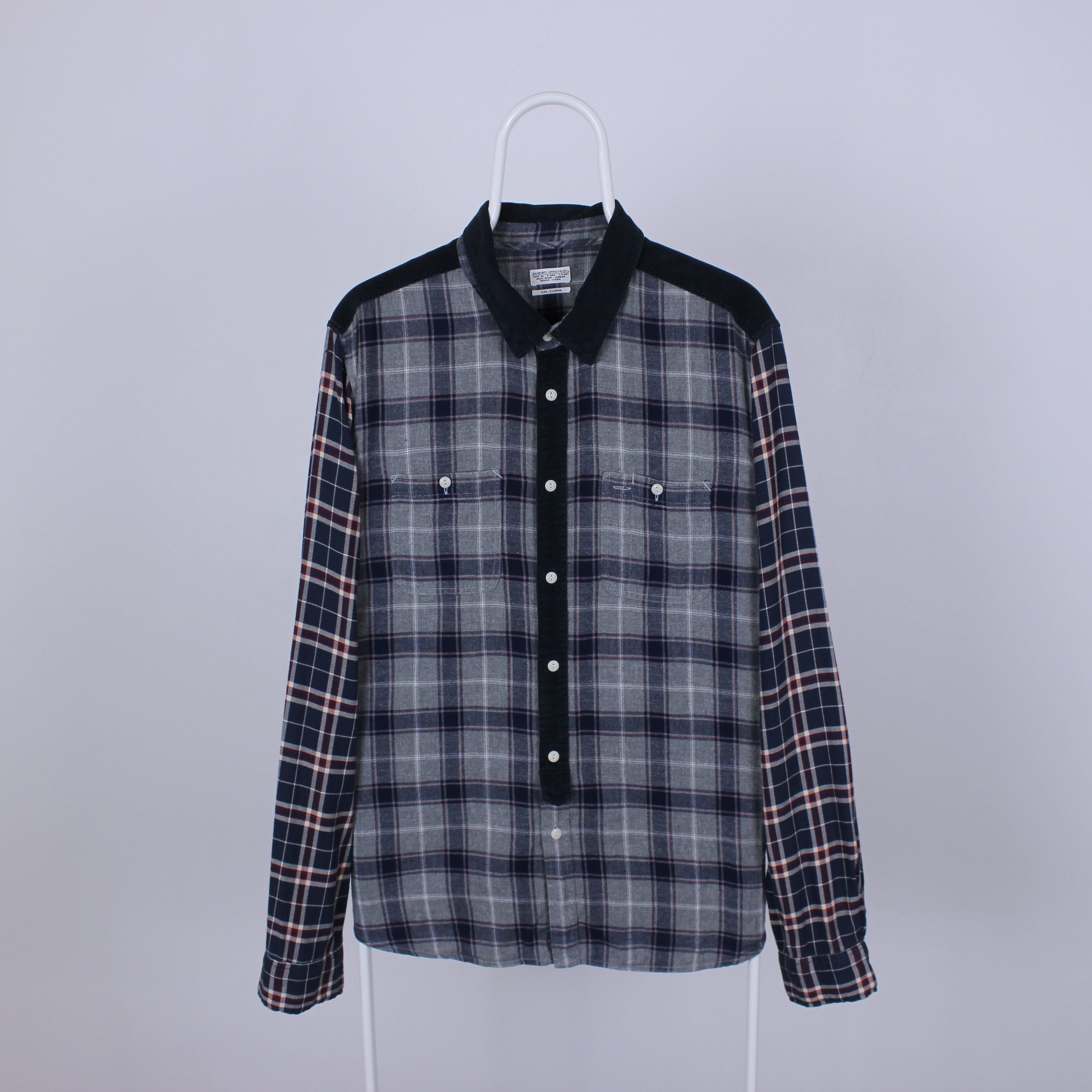 Allsaints Allsaints shirt men cotton Spitalfields XL multi Size US XL / EU 56 / 4 - 2 Thumbnail