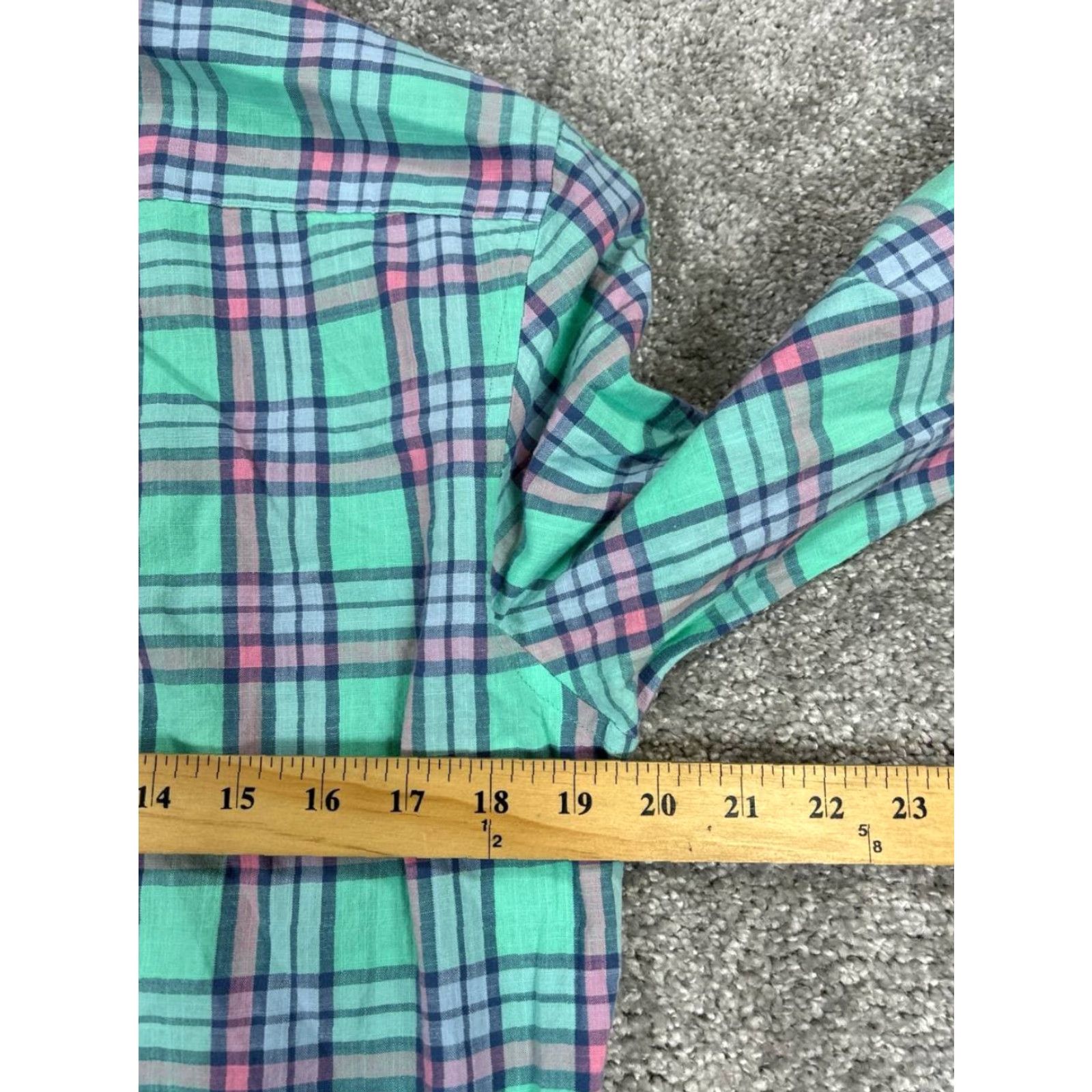 Vineyard Vines Vineyard Vines Whale Shirt Mens Small Green Pink Blue Cotton Button Up Size US S / EU 44-46 / 1 - 5 Thumbnail
