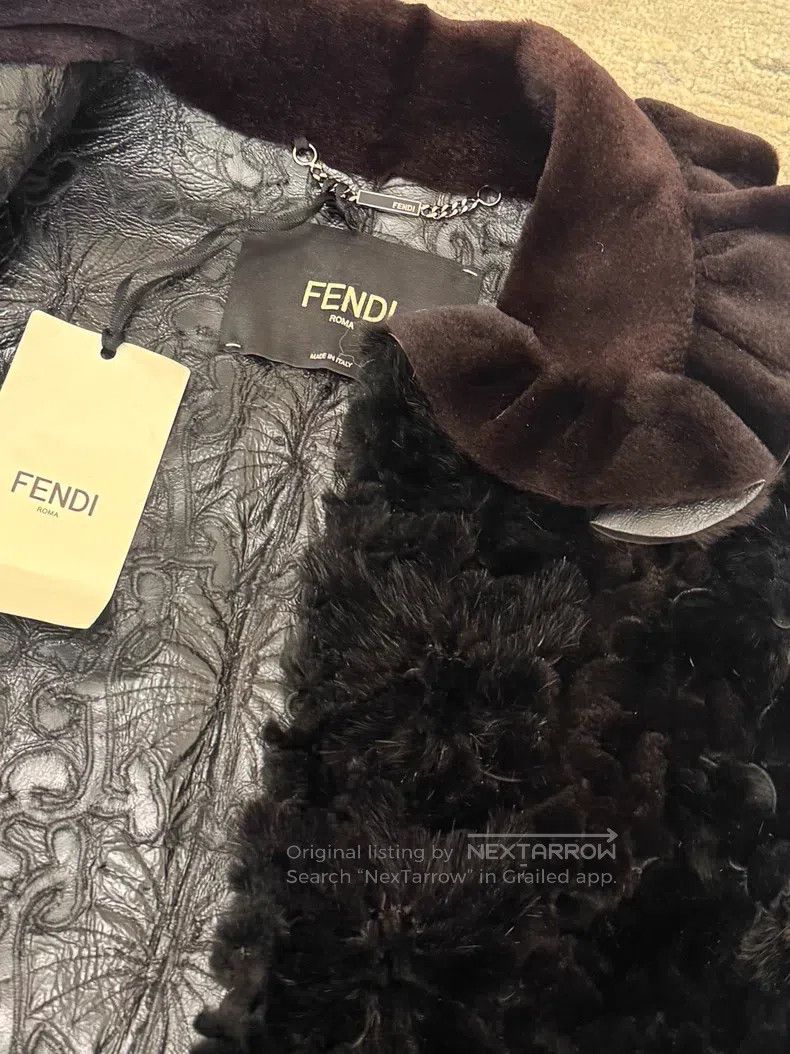 Fendi Fendi Heavy Embroidered Mink Fur Coat Size XXS / US 00 / IT 34 - 6 Thumbnail
