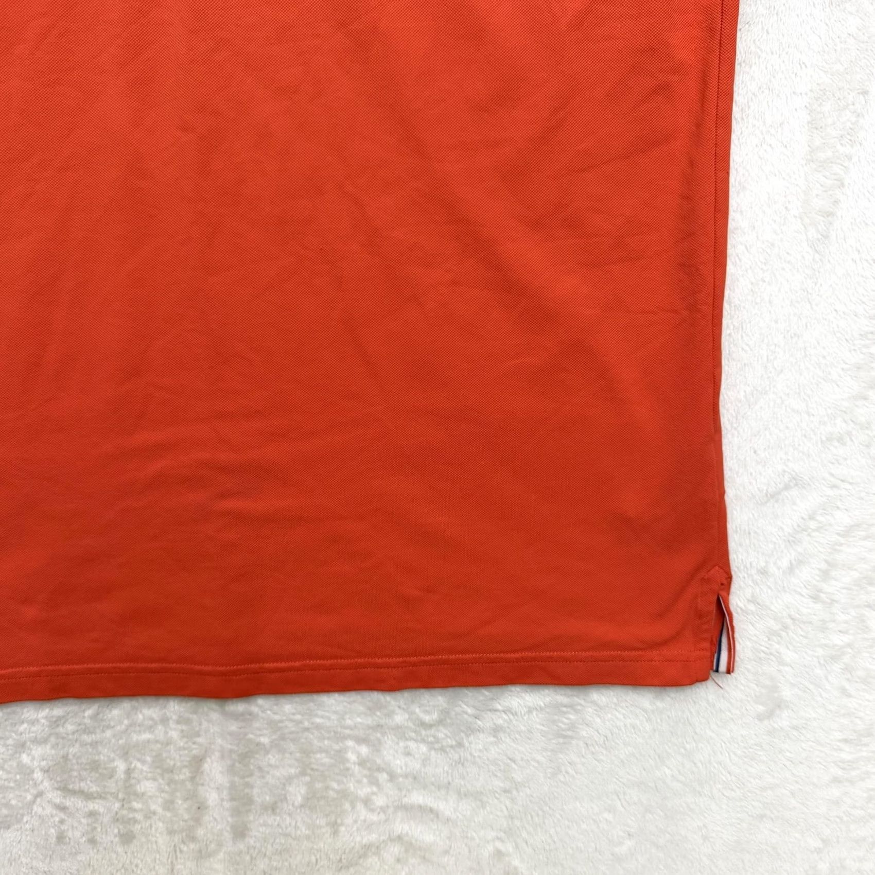 BMW BMW Golfsport Polo Shirt Mens XL Orange Golf Striped Collar Logo Performance Size US XL / EU 56 / 4 - 5 Thumbnail