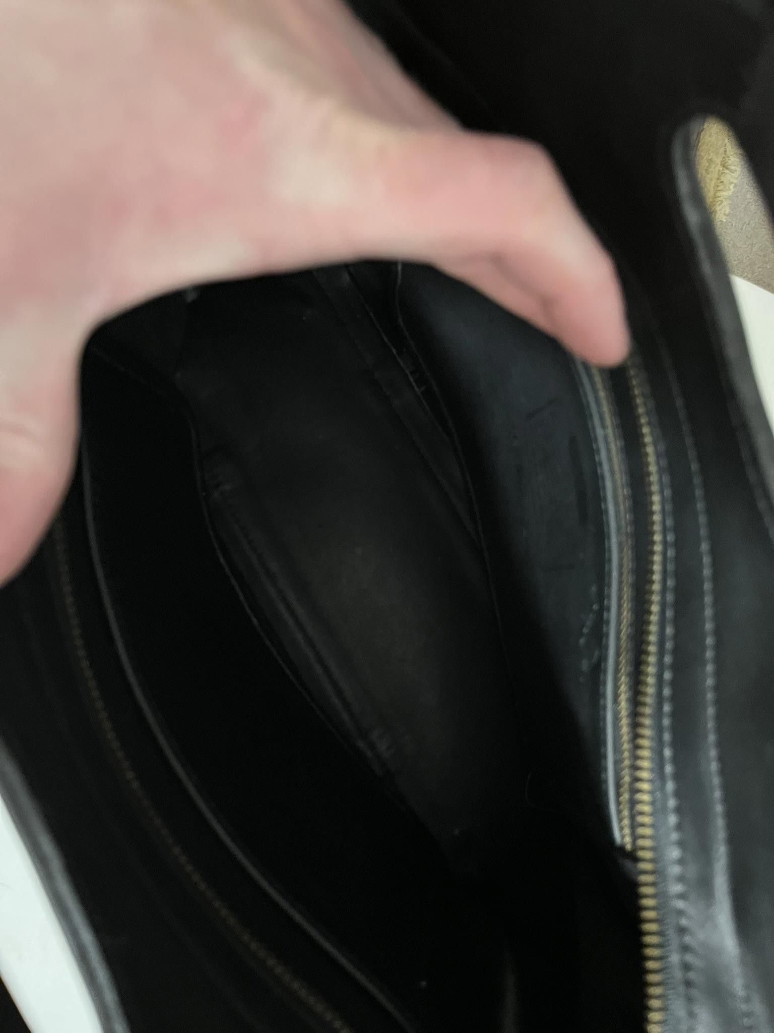 Coach Stylish Coach Shopper Black Leather Handbag Vintage Size ONE SIZE - 9 Thumbnail