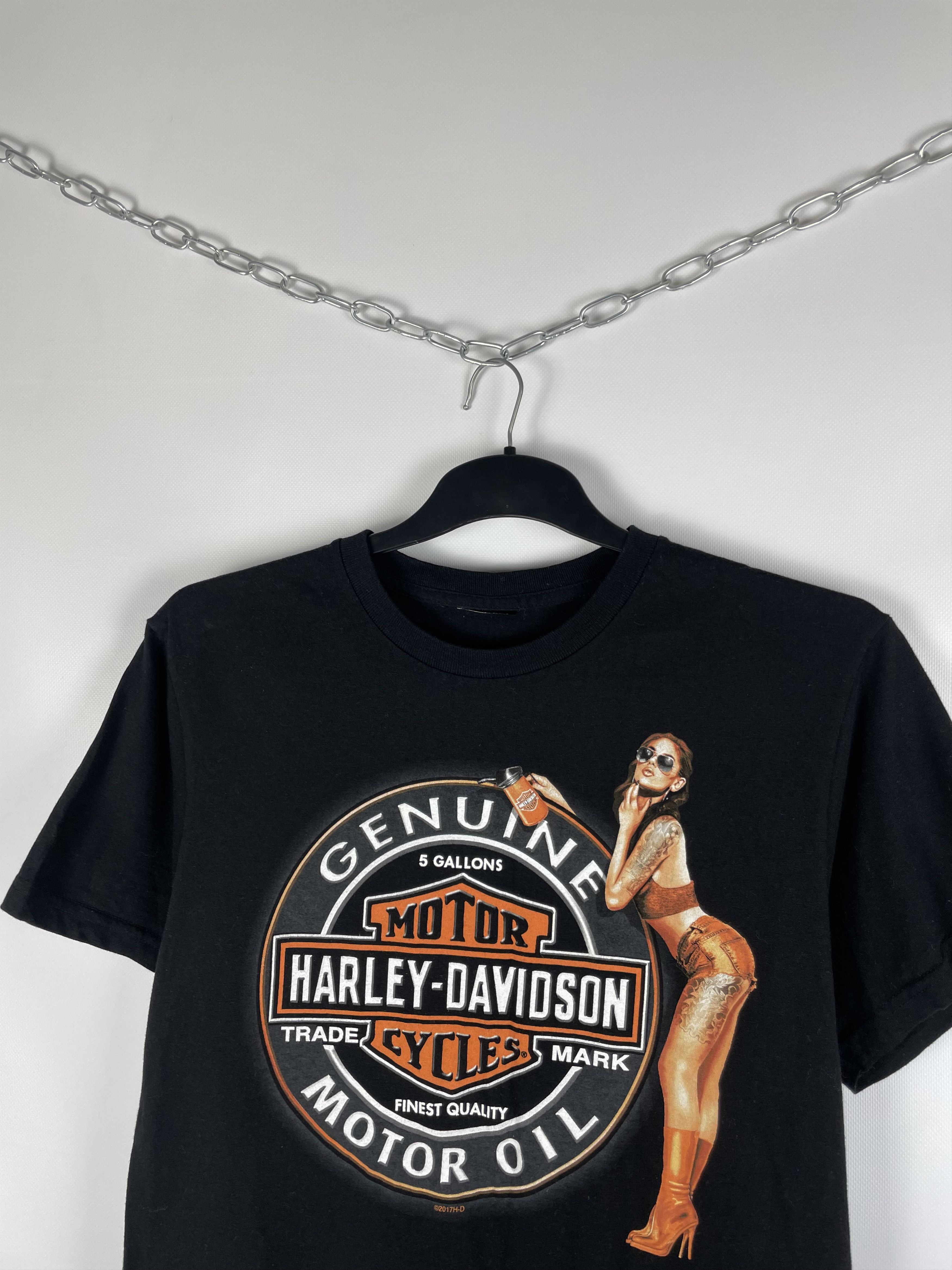 Harley Davidson Vintage HARLEY DAVIDSON Tee Graphic T Shirt Size US L / EU 52-54 / 3 - 3 Thumbnail