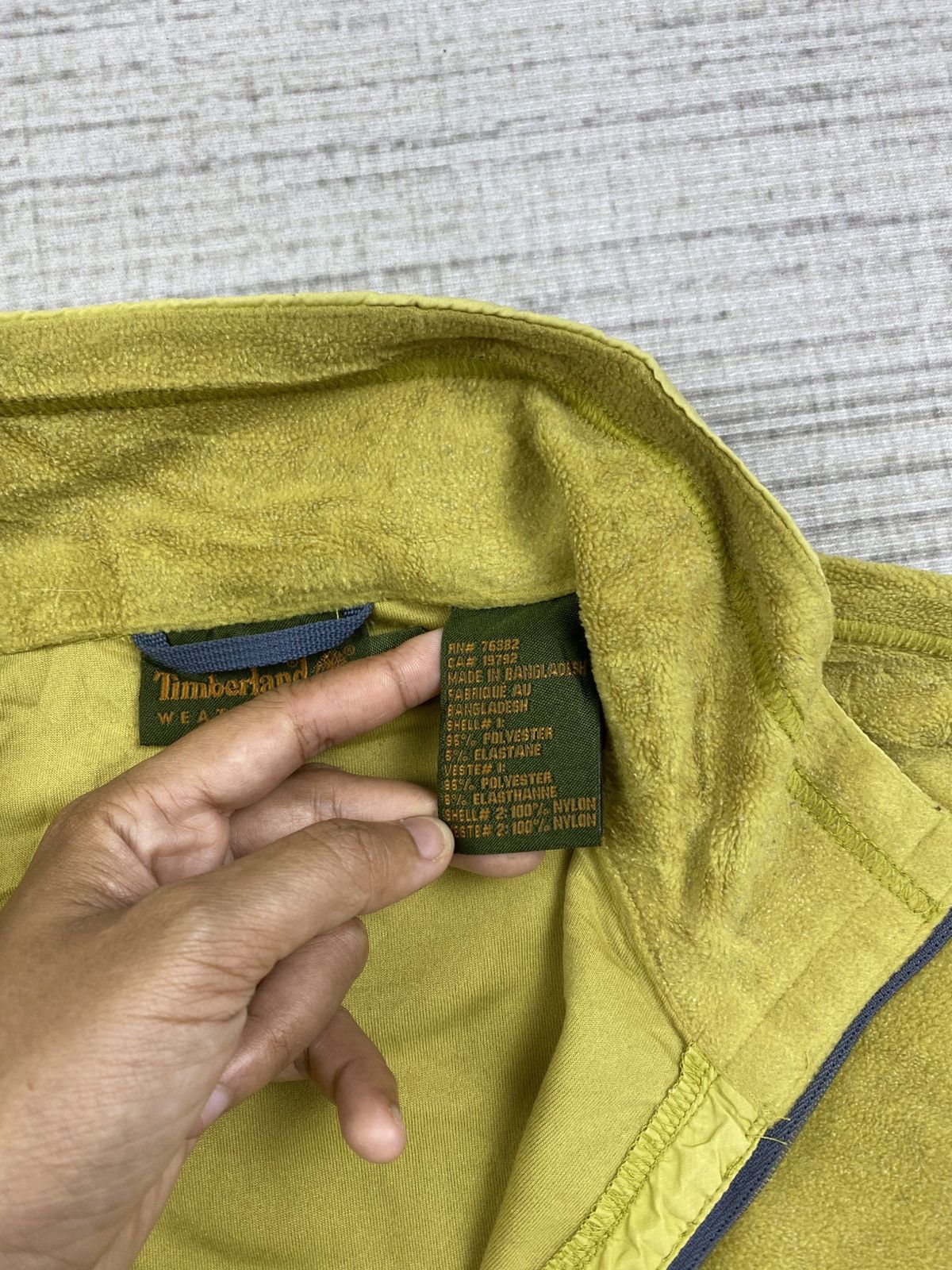 Timberland × Vintage Vintage Timberland Weathergear Fleece Pullover Sweatshirt Size US L / EU 52-54 / 3 - 7 Thumbnail