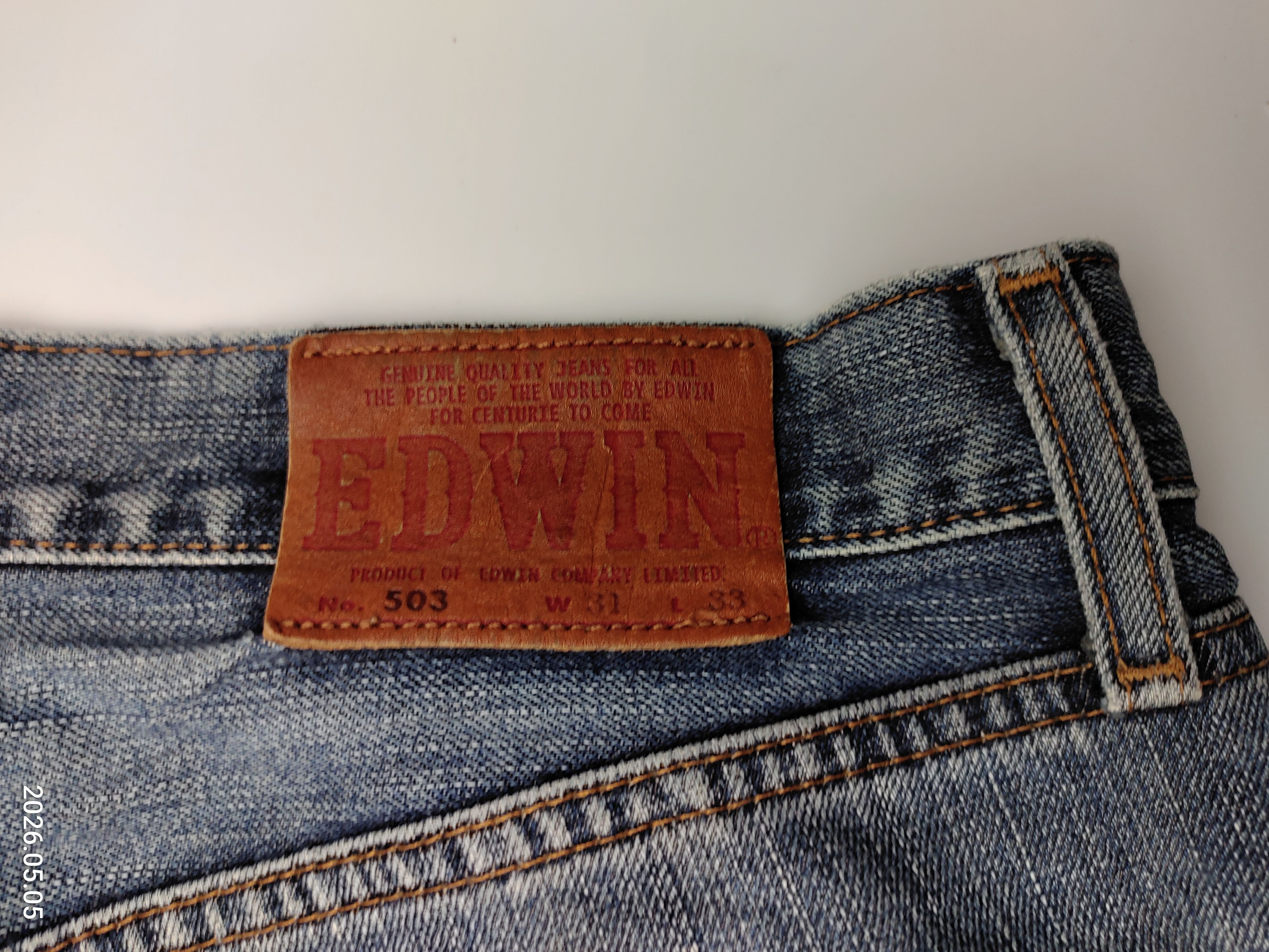 Edwin Edwin 503 Regular Denim Pants Size US 30 / EU 46 - 11 Thumbnail