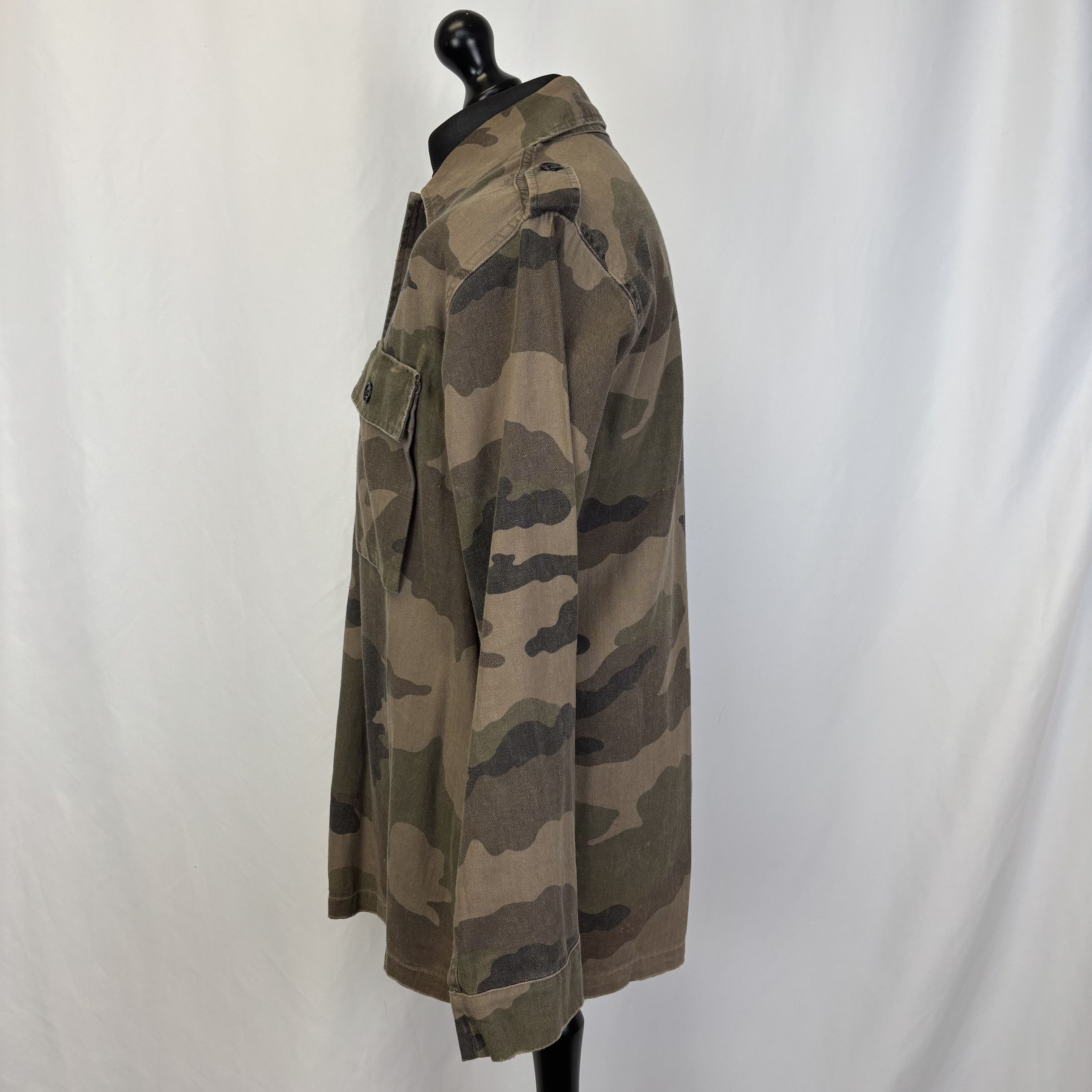 Saint Laurent Paris Saint Laurent Camo Jacket Size US XL / EU 56 / 4 - 4 Thumbnail