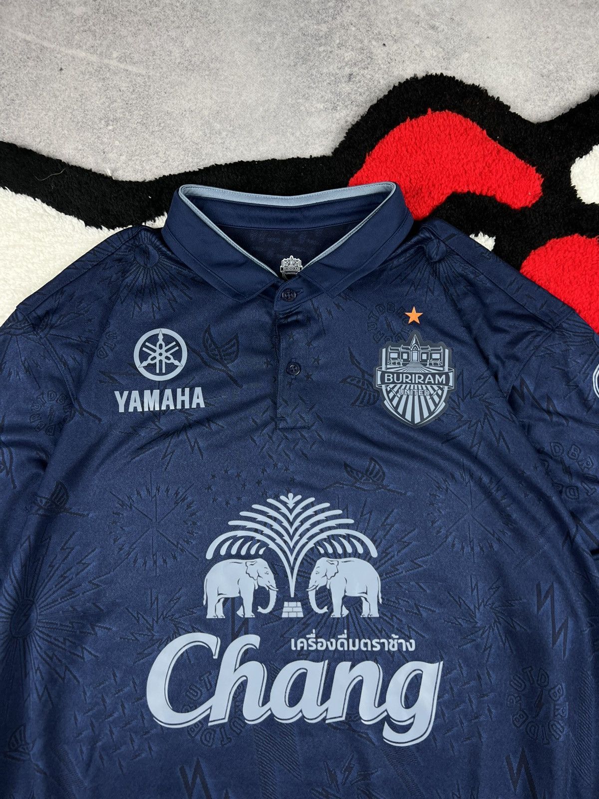 Yamaha Buriram United 2024 Thailand Football Soccer Jersey Size US XXL / EU 58 / 5 - 4 Thumbnail