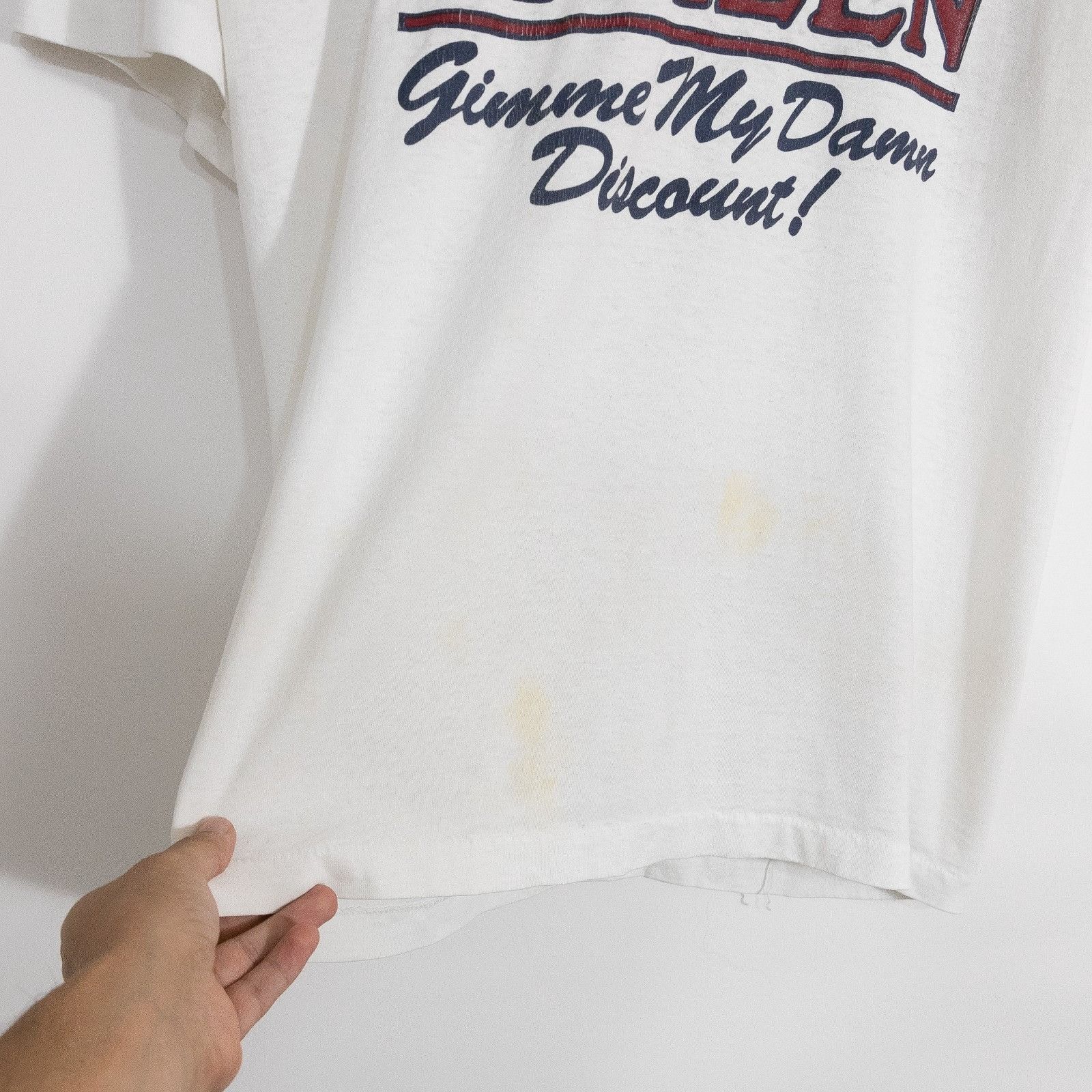 Vintage Vintage 90s Senior Citizen Funny Humor T Shirt Large - Thin Size US L / EU 52-54 / 3 - 4 Thumbnail