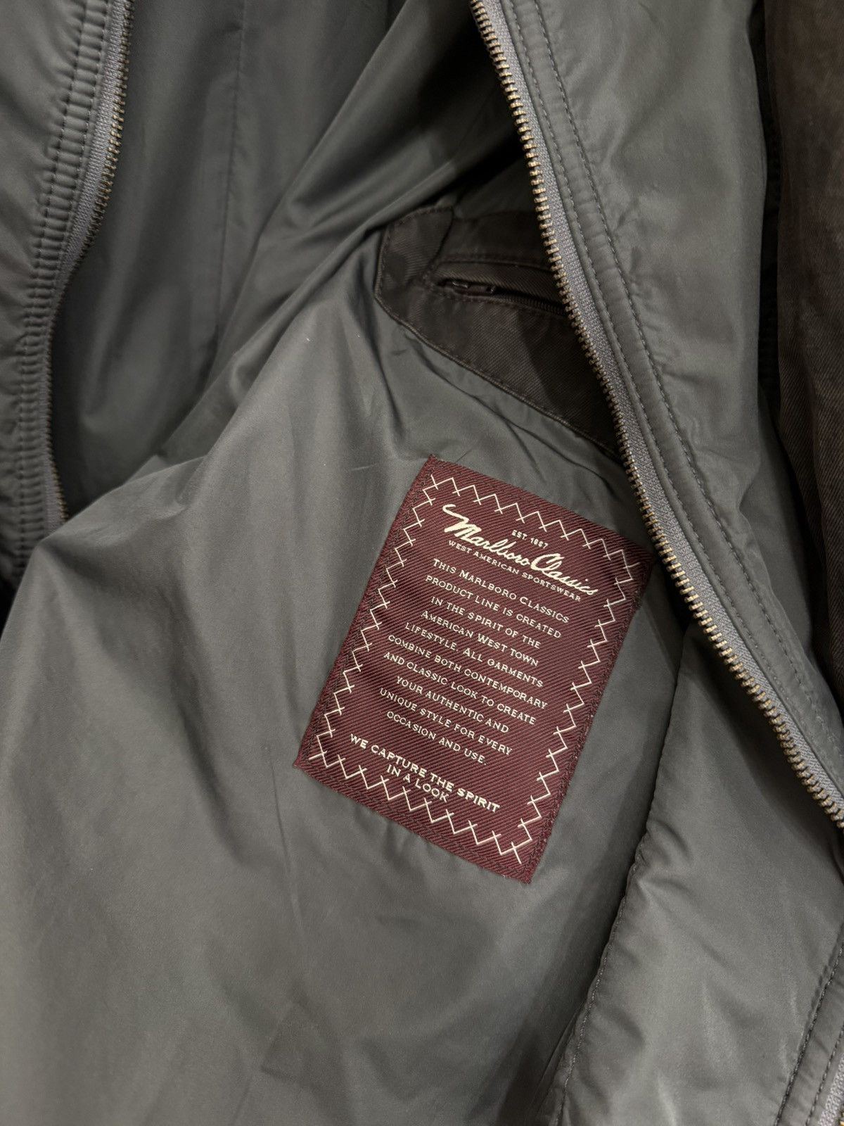 Marlboro Classics Marlboro Classics Gray Green Coat Jacket Size US M / EU 48-50 / 2 - 14 Thumbnail