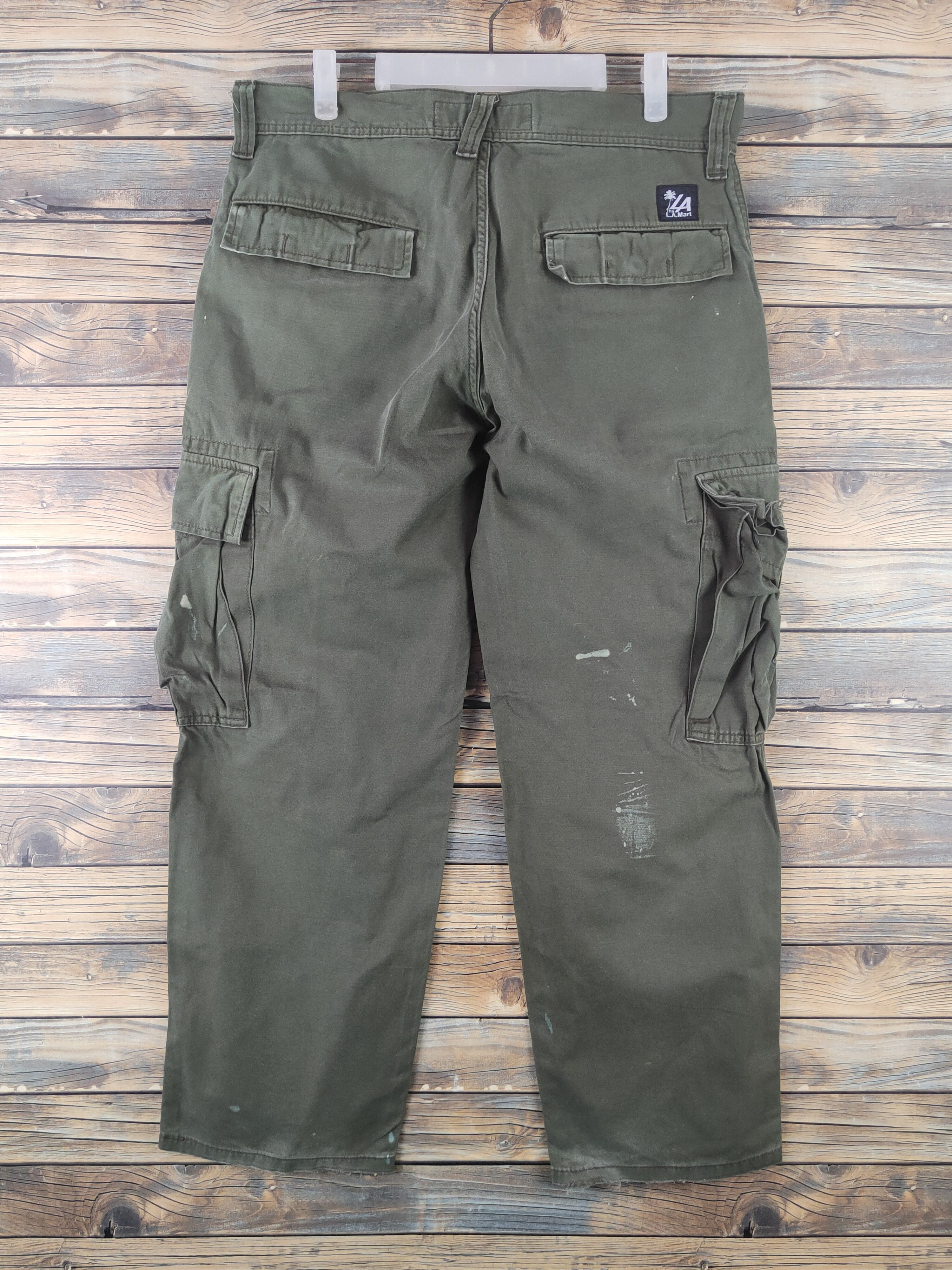 Edwin DL The LA Mart Dark Olive Multipocket Cargo Pants #1929 Size US 33 - 7 Thumbnail