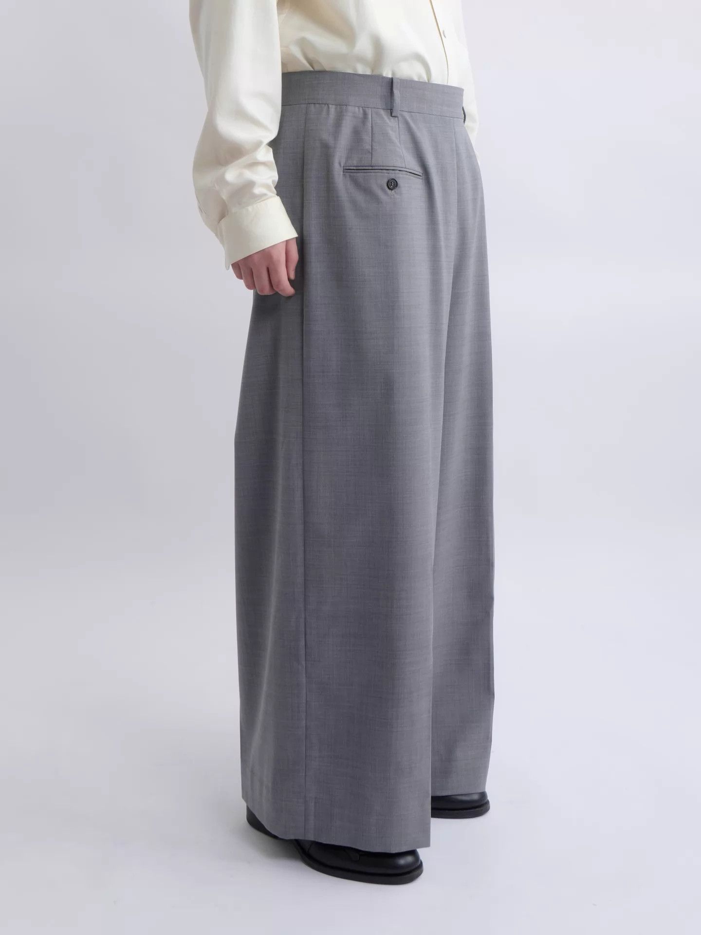 Hed Mayner 23AW HED MAYNER Oversized Reversed Wide-Leg Trousers M Size US 32 / EU 48 - 2 Thumbnail