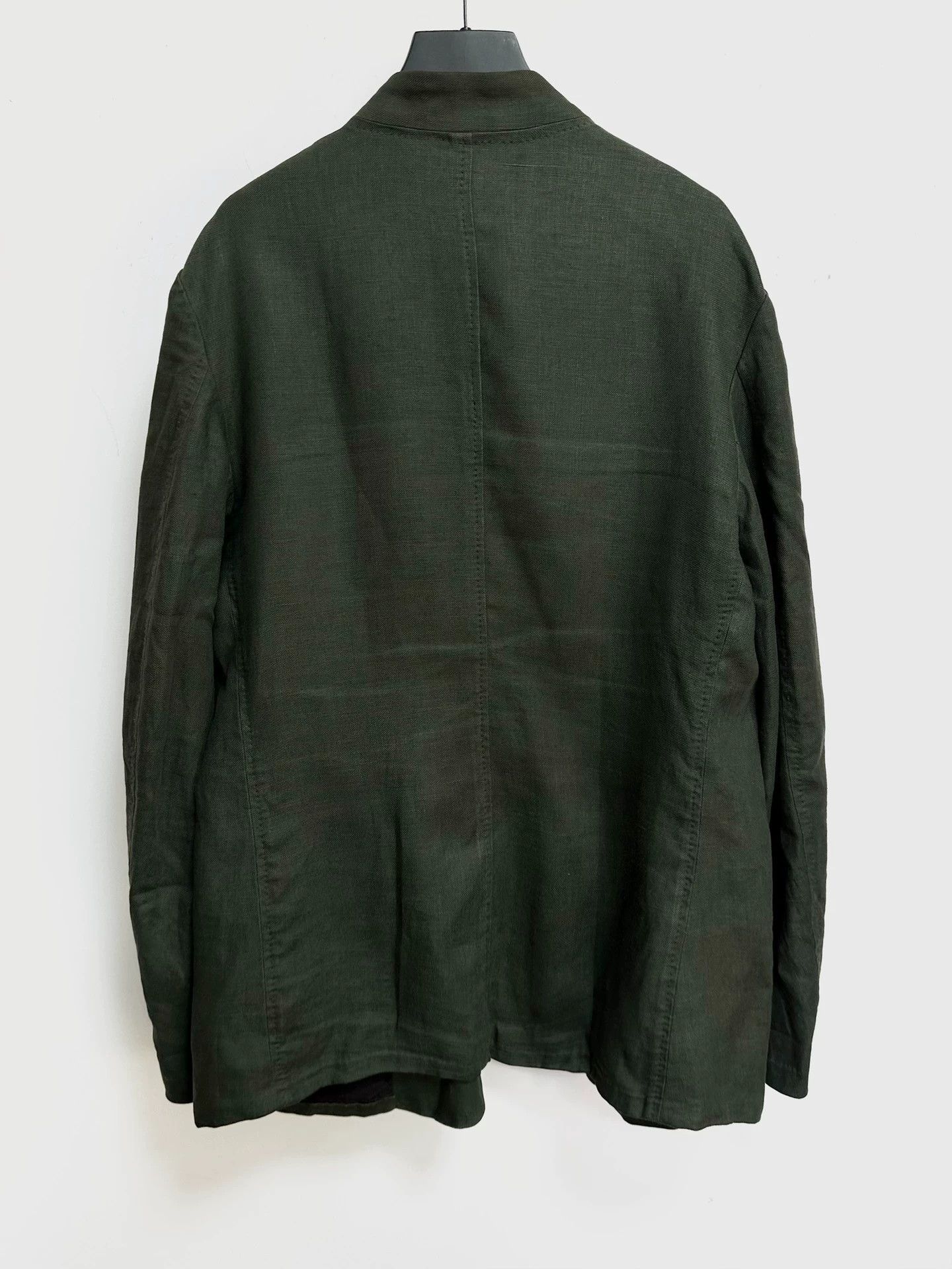 Other kaval ink-dyed linen jacket L gray-green Japan Size US L / EU 52-54 / 3 - 3 Thumbnail