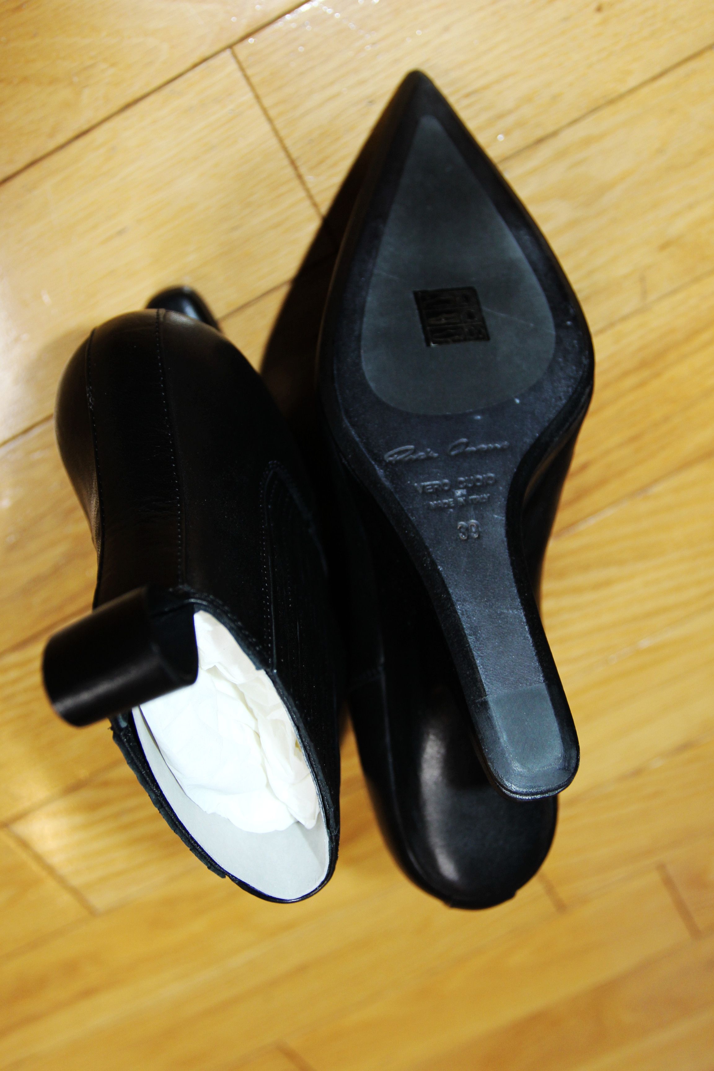 Rick Owens BNWT AW25 RICK OWENS "CONCORDIANS" LOOEC ANKLE TACO BOOTS 39 Size US 9 / IT 39 - 5 Thumbnail