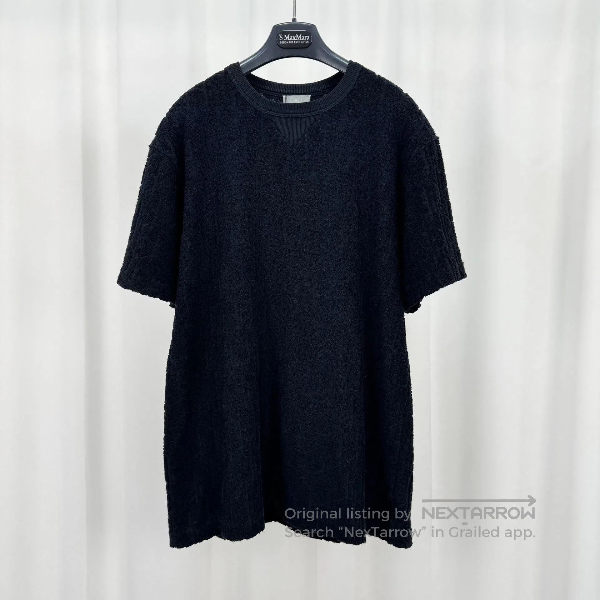Dior Dior Black Monogram Terry Short-Sleeve. Size US M / EU 48-50 / 2 - 1 Thumbnail