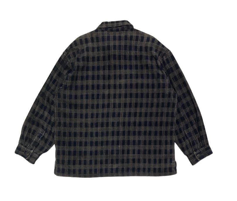 Converse Vintage 90s Converse Corduroy Flannel Shirt Jacket Zipper Up Size US L / EU 52-54 / 3 - 4 Thumbnail