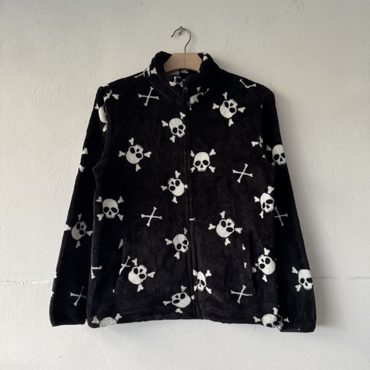If Six Was Nine 2000s Japanese Brand Skull Fleece Jacket Size US M / EU 48-50 / 2 - 1 Thumbnail