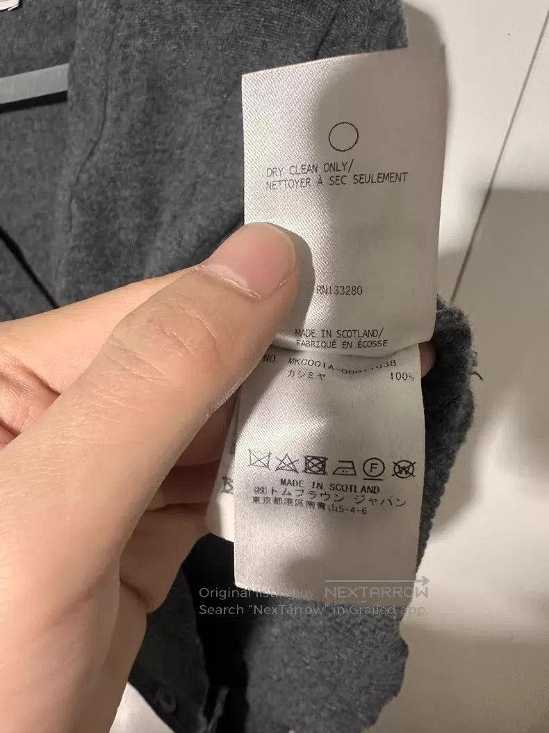 Thom Browne Thom Browne Cashmere Cardigan Size US S / EU 44-46 / 1 - 6 Thumbnail