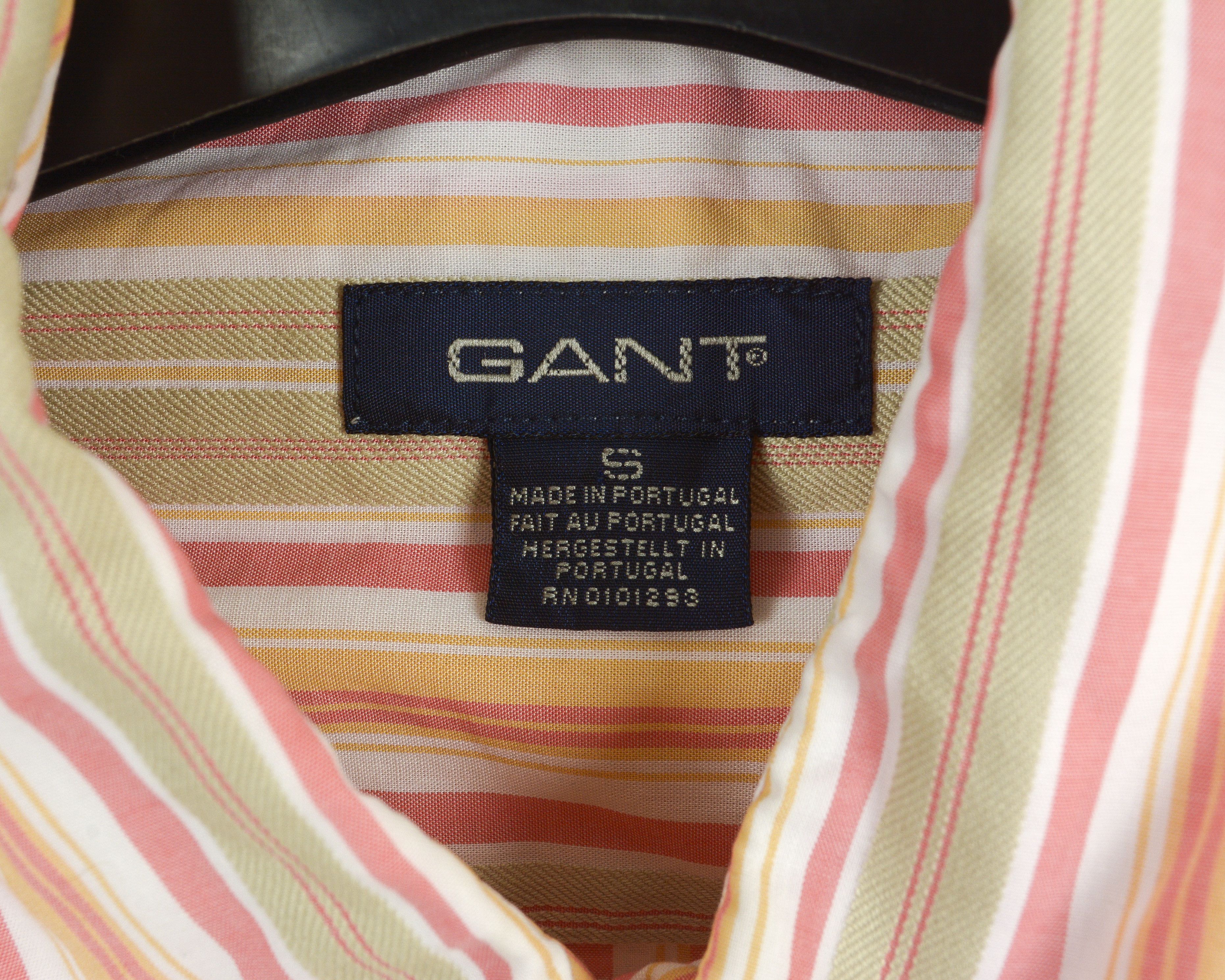 Gant GANT Slim Fit Casual Shirt Formal Long Sleeve Pinstripe Size US S / EU 44-46 / 1 - 4 Thumbnail