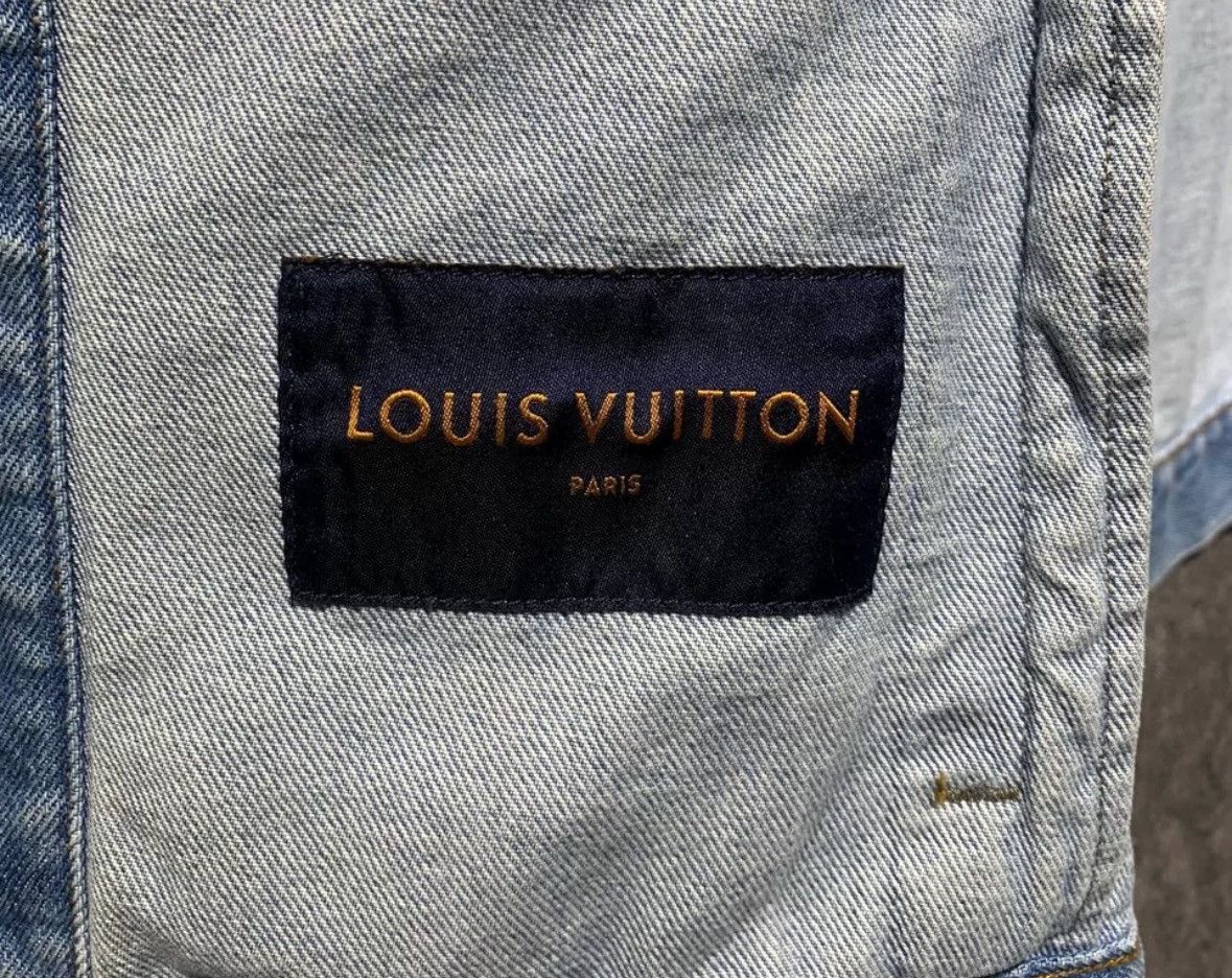 Louis Vuitton Louis Vuitton blue washed denim jacket tag jacket Size US S / EU 44-46 / 1 - 7 Thumbnail