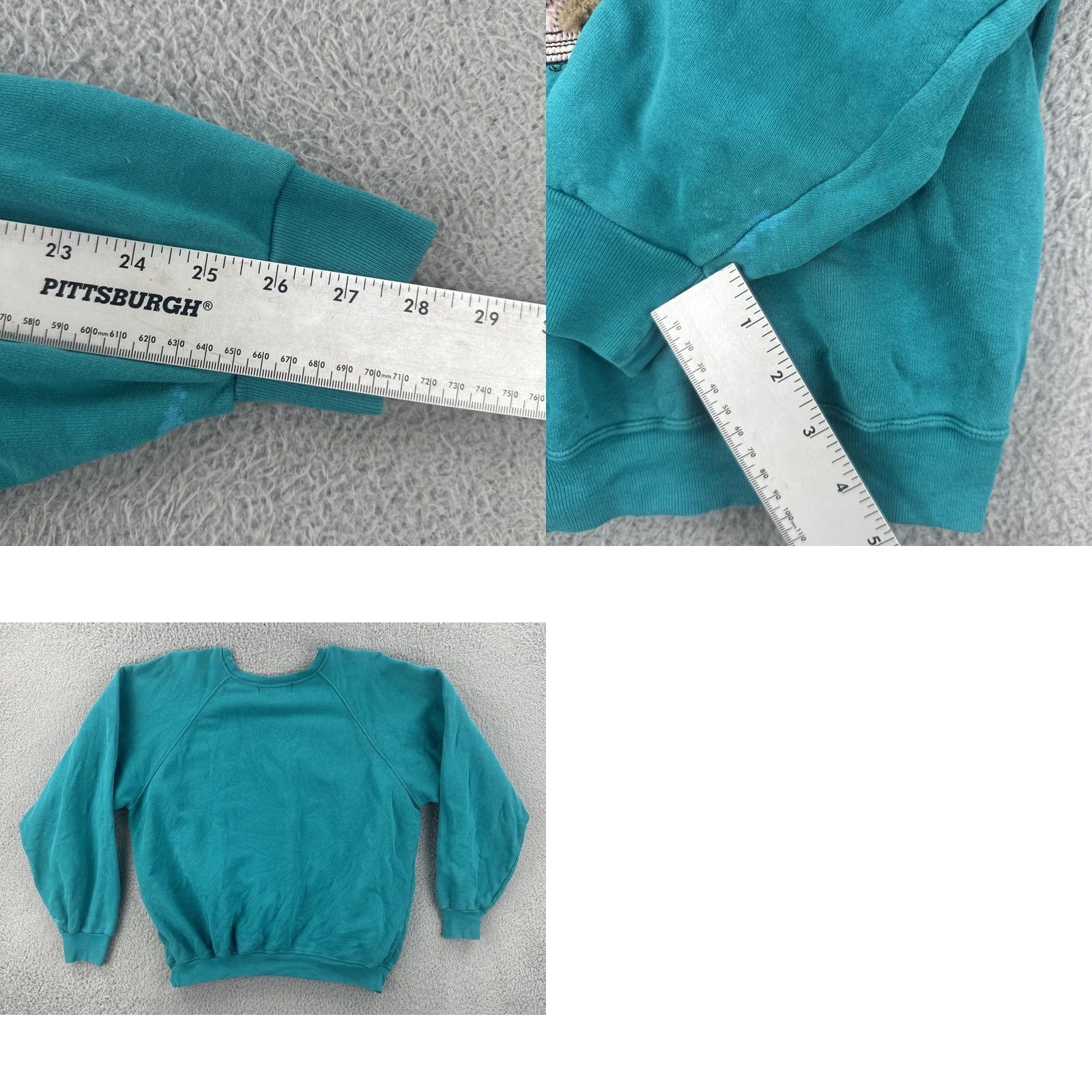 Vintage VINTAGE Unbranded Sweatshirt Shirt Mens L Green Raglan Embroidered 90s Arts & Crafts Skating Bears Size US L / EU 52-54 / 3 - 10 Thumbnail