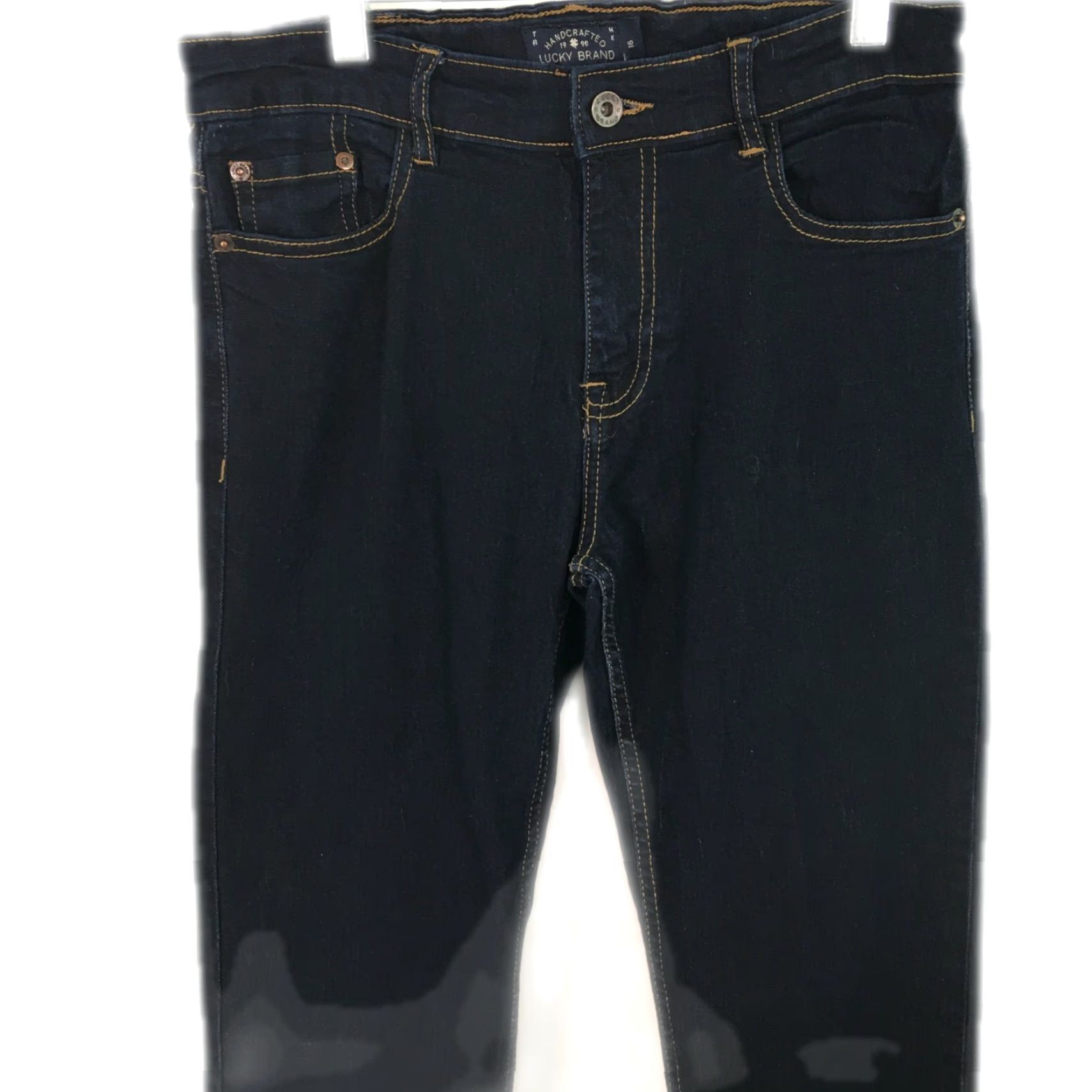 Lucky Brand Lucky Brand Straight Denim Jeans 16 Girls Classic Fit 32X29 Blue Dark Denim Jeans Women Sized 16 Size 38" / US 16 / IT 52 - 3 Thumbnail