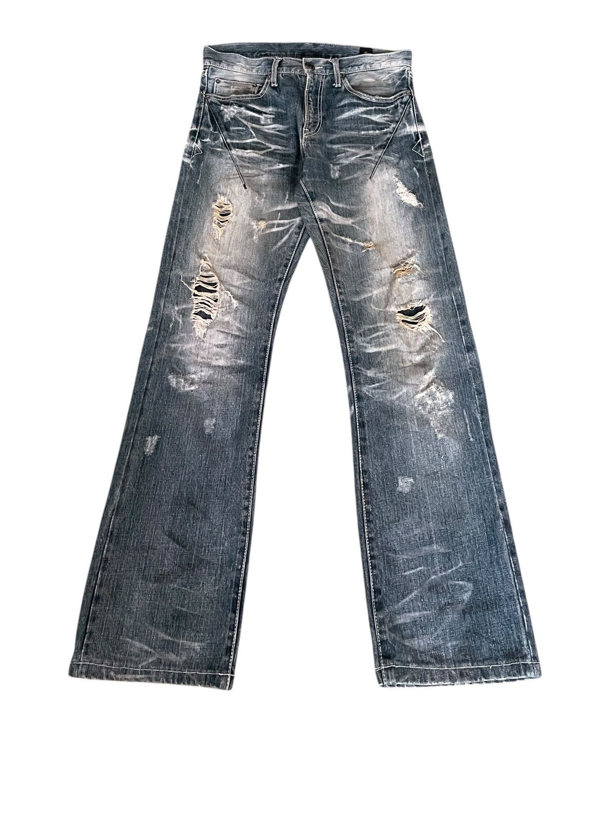 semanticdesign Very Rare Vintage Brand Semantic Design Flared Jeans 1990s Size US 32 / EU 48 - 1 Thumbnail