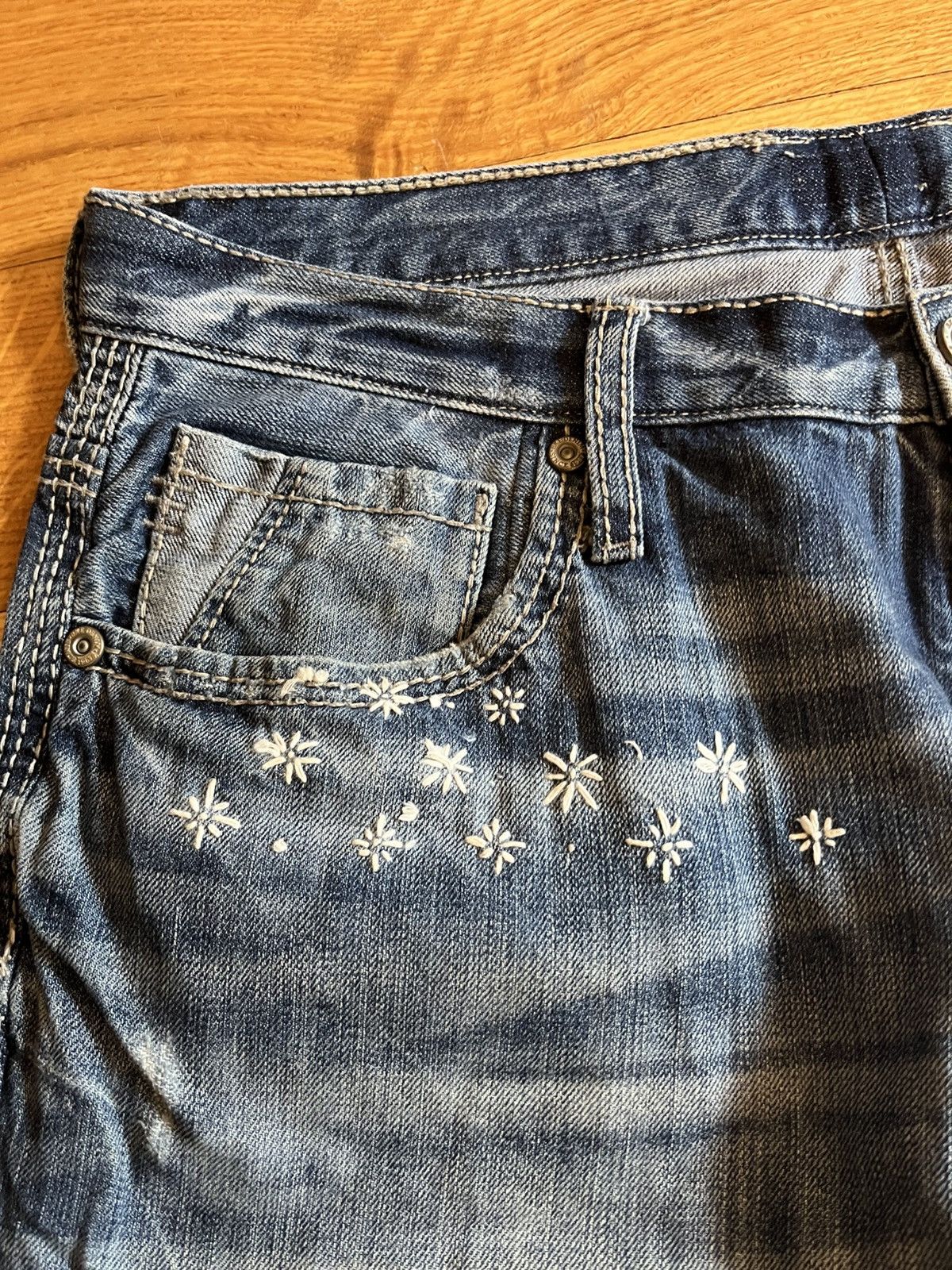 Other Boro Double Knee Japanese Denim Size US 36 / EU 52 - 6 Thumbnail