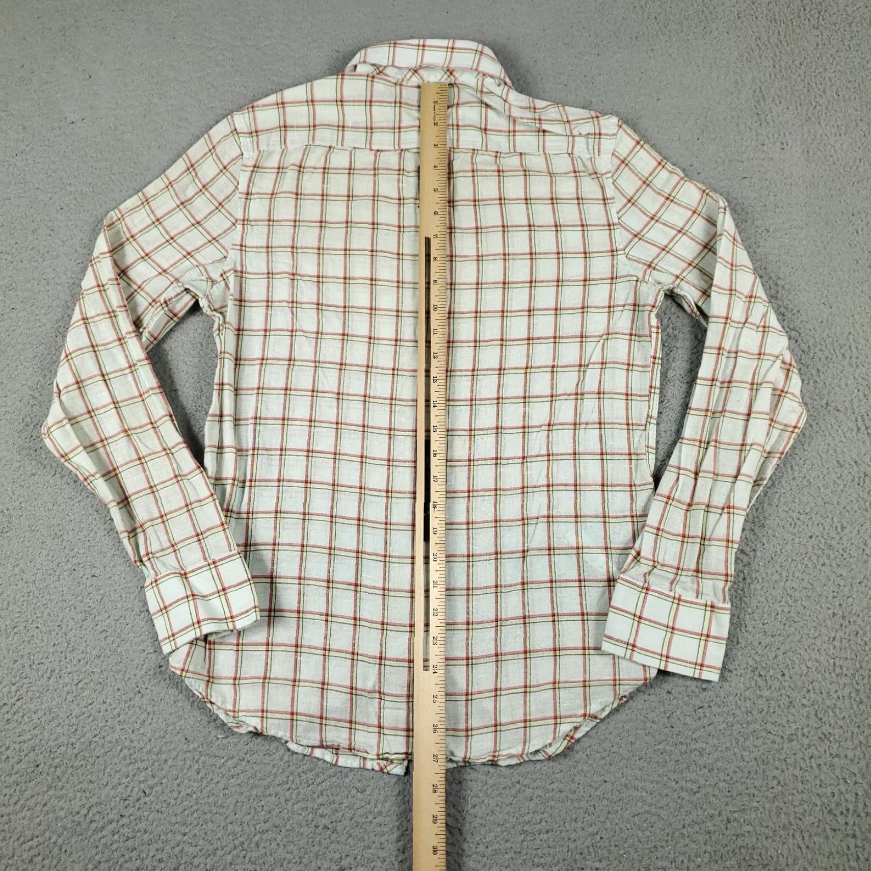 Original Penguin Original Penguin Shirt Mens Small Multicolor Plaid Knit Button-Up Long Sleeve Classic Preppy Mens Size US S / EU 44-46 / 1 - 5 Thumbnail