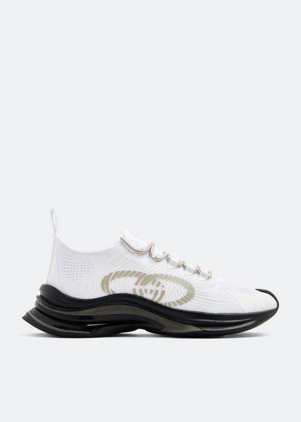 Gucci o1s1wg110225 GG Run Sneakers in White Size US 6 / IT 36 - 1 Thumbnail