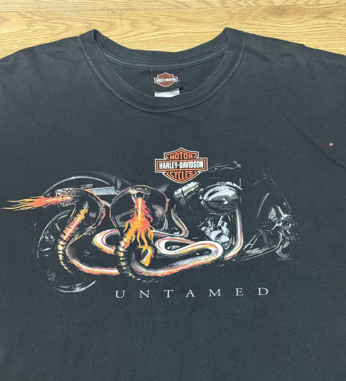 Harley Davidson vintage tshirt harley davidson al muth Size US XXL / EU 58 / 5 - 2 Thumbnail