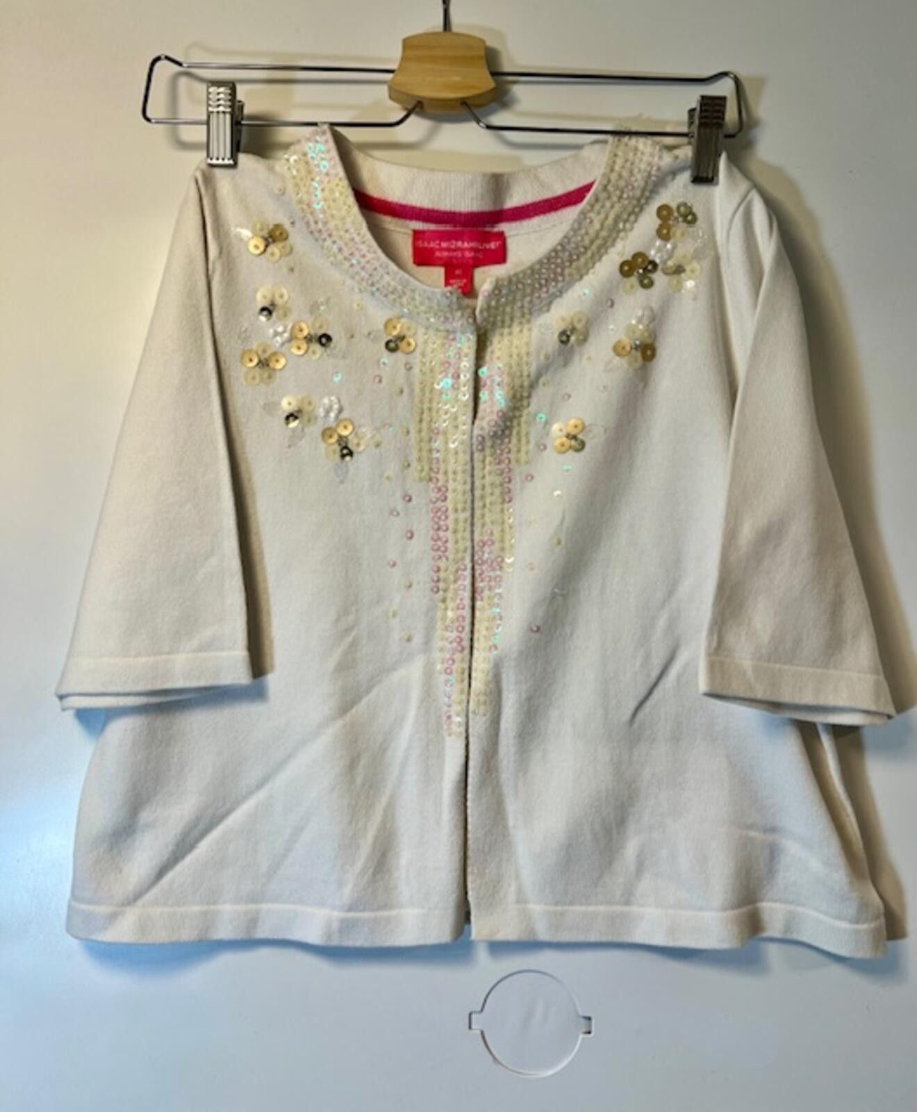 Isaac Mizrahi Isaac Mizrahi Live Always Isaac Embellished Sweater Size XS / US 0-2 / IT 36-38 - 2 Thumbnail