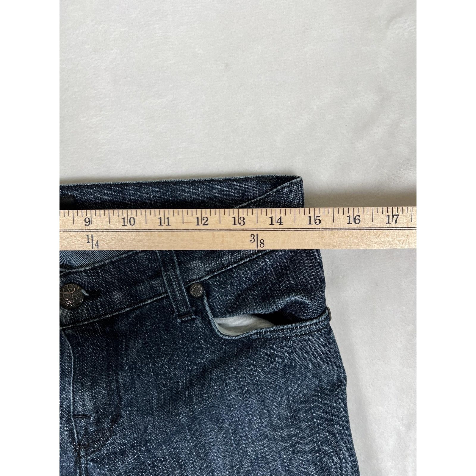 Rock & Republic Rock & Republic Jeans Womens 27 Dark Wash Bootcut Embellishe Size 27" / US 4 / IT 40 - 7 Thumbnail