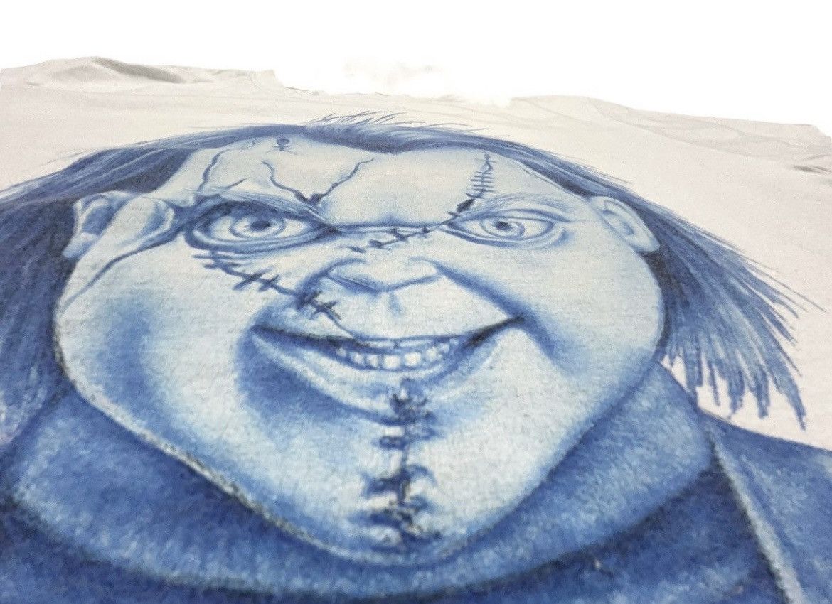 Expert Horror × Vintage Vintage 90s Chucky Horror Movie T-shirt rare movie Size US M / EU 48-50 / 2 - 4 Thumbnail