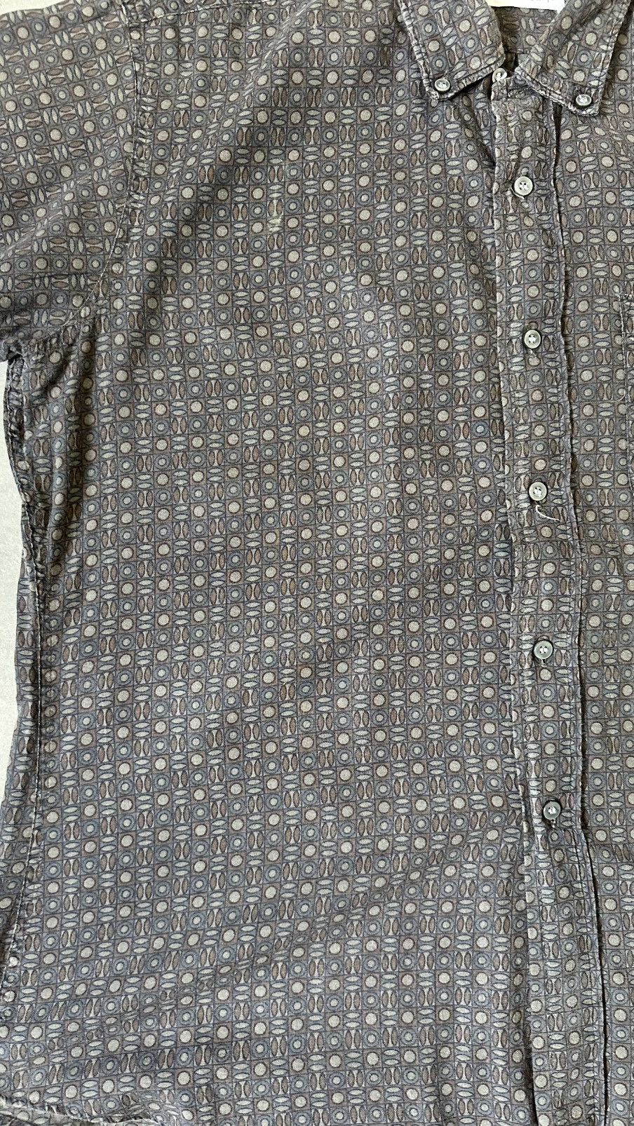 Vintage VINTAGE 80S SHAPELY UNIVERSITY CLUB PATTERN SHIRT Size US L / EU 52-54 / 3 - 2 Thumbnail