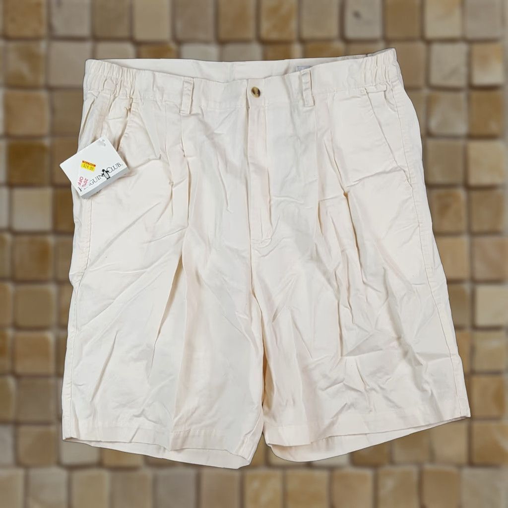 Vintage Vintage Penguin Men's Chino Shorts Size 38 Casual Summer Y2K Retro 90s Golf Size US 38 / EU 54 - 1 Thumbnail