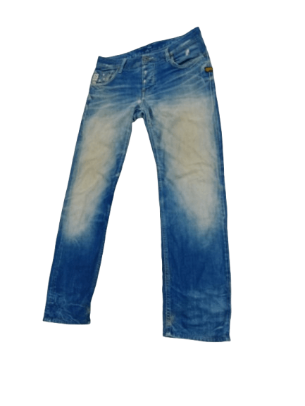G-Star G STAR RAW Distressed Jeans Blue Denim Size US 33 - 5 Thumbnail