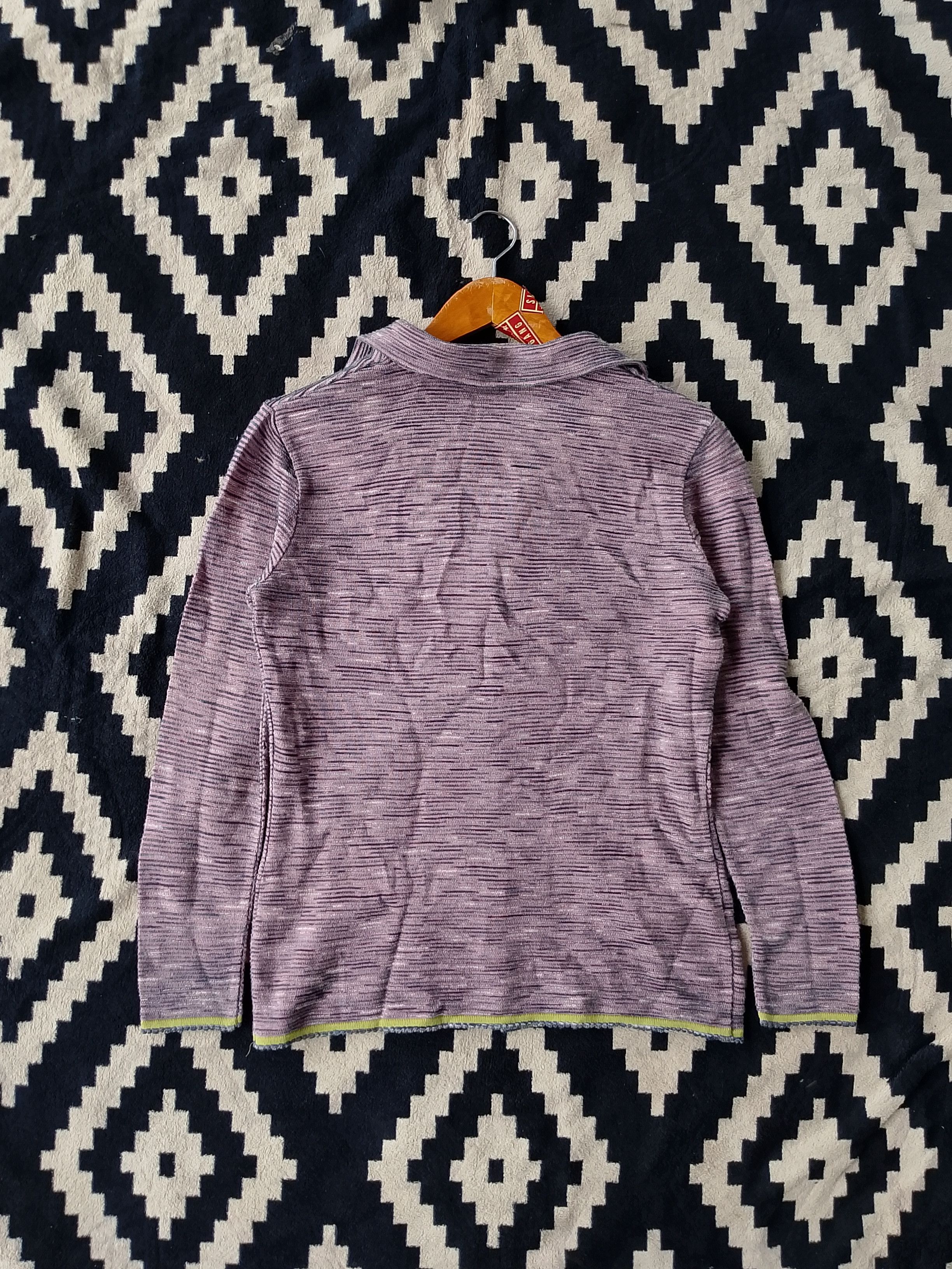 Missoni Vintage Missoni Italy Striped Merino Knit Patch Pocket Size S / US 4 / IT 40 - 7 Thumbnail