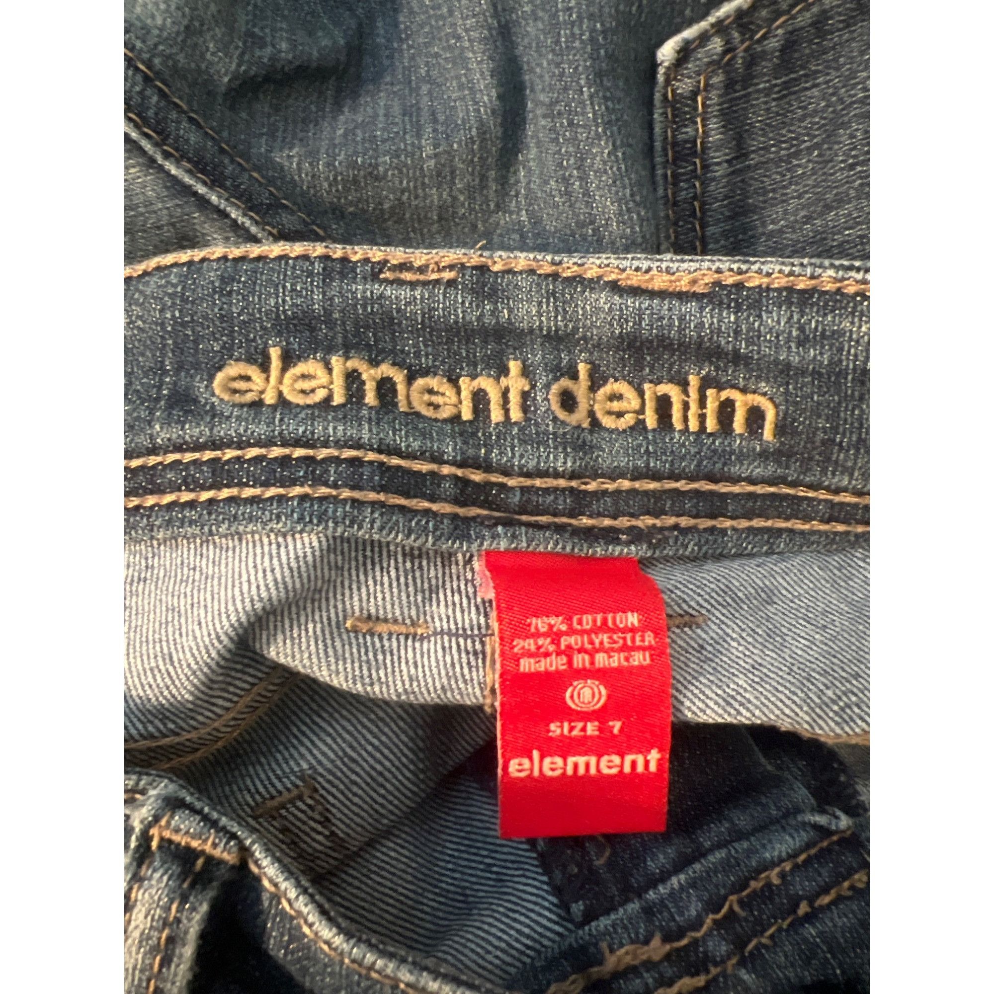 Element Element Denim Jeans Daryl Indigo Light Distressing Blue Mid Size 30" / US 8 / IT 44 - 4 Thumbnail