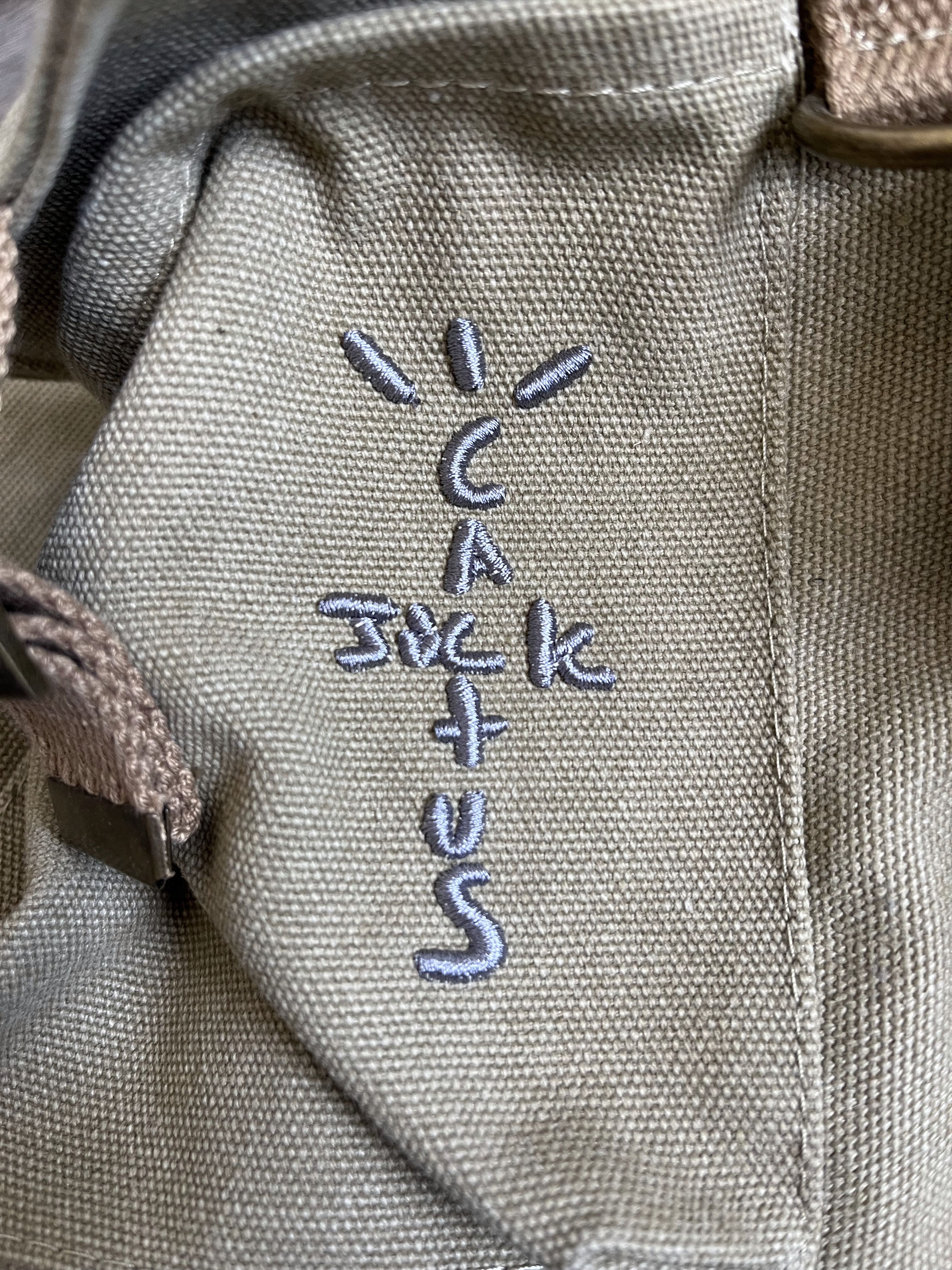 Travis Scott Travis Scott Cactus Jack Canvas Backpack Olive SS21 Size ONE SIZE - 3 Thumbnail