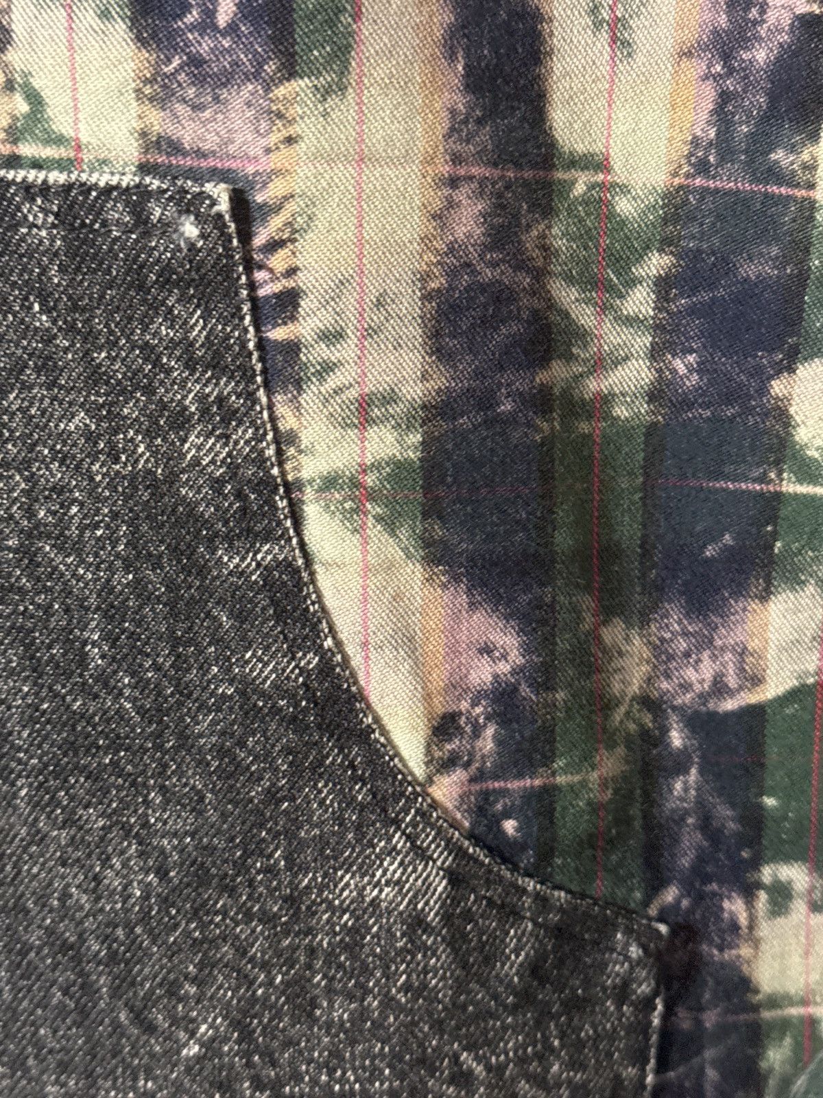 Versace Black/Acid Wash Denim