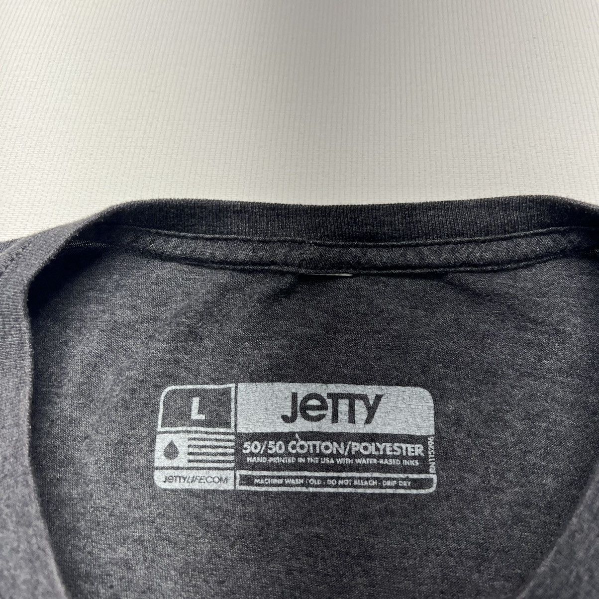 Other Jetty Tee Shirt Grey Graphic Marine Fishing Boat Y2K Size US L / EU 52-54 / 3 - 6 Thumbnail