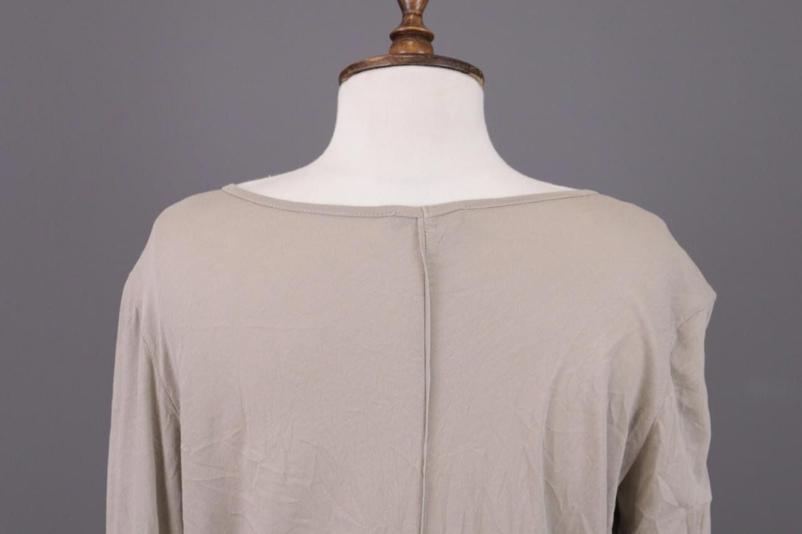 Oscar De La Renta Oska Beige Lagenlook Relaxed Pullover Top Size 2 / M Size XS / US 0-2 / IT 36-38 - 10 Thumbnail